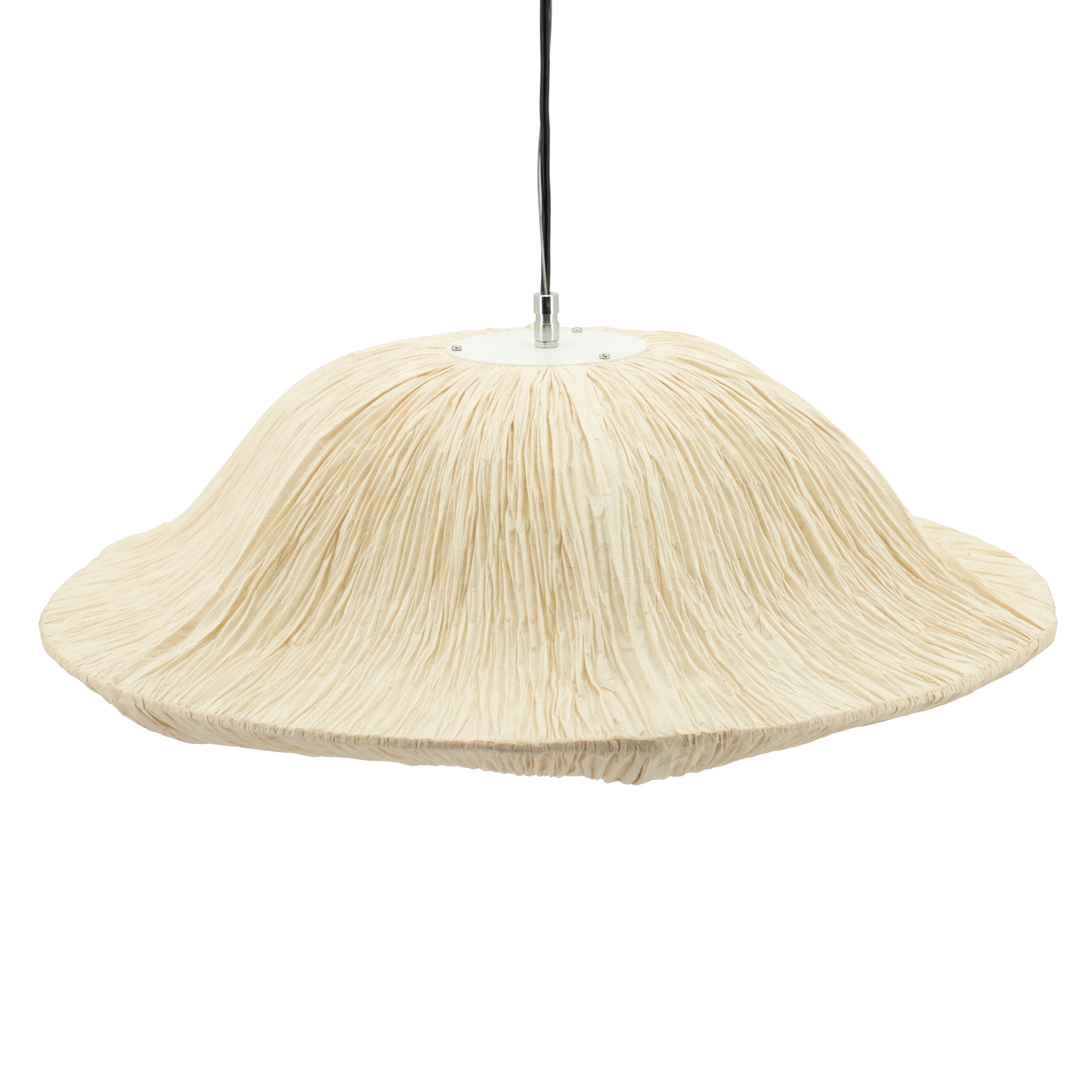 Lampa wisząca LOKTA jasnobeżowy papier