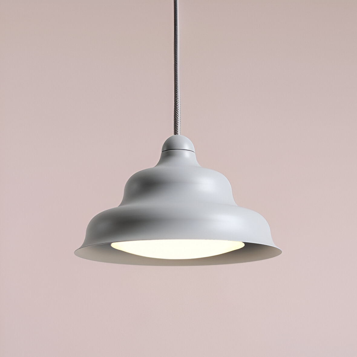 Lampa wisząca FALA szary