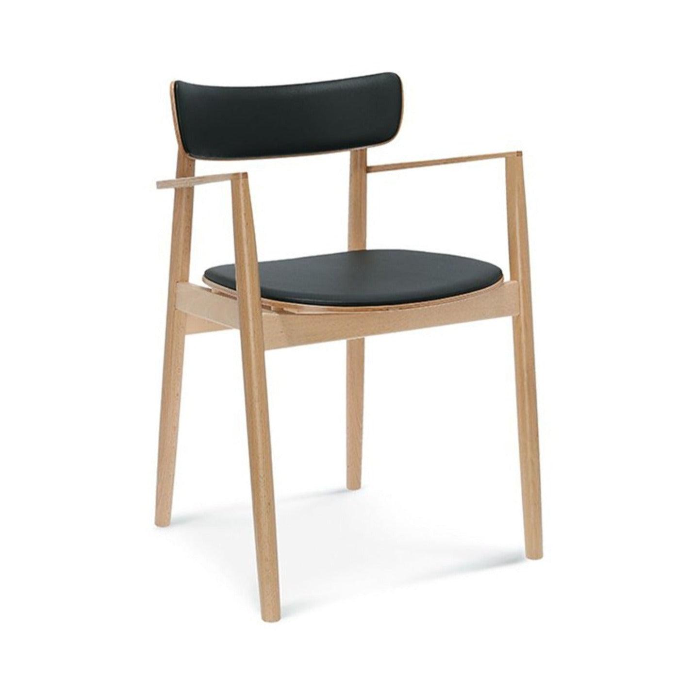 Krzesło z podłokietnikami NOPP B-1803/1 lite drewno bukowe Fameg    Eye on Design