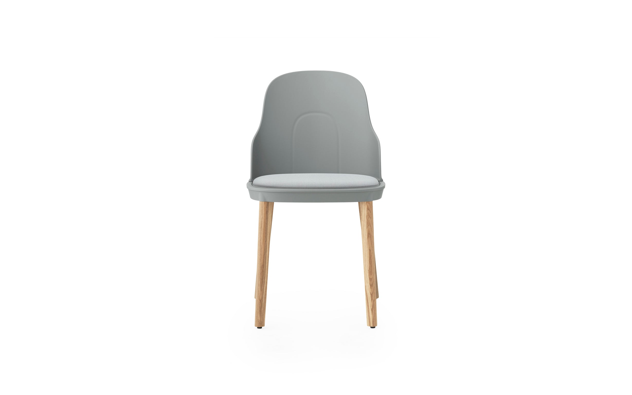 Allez chair gray Sunbrella Canvas with an oak base