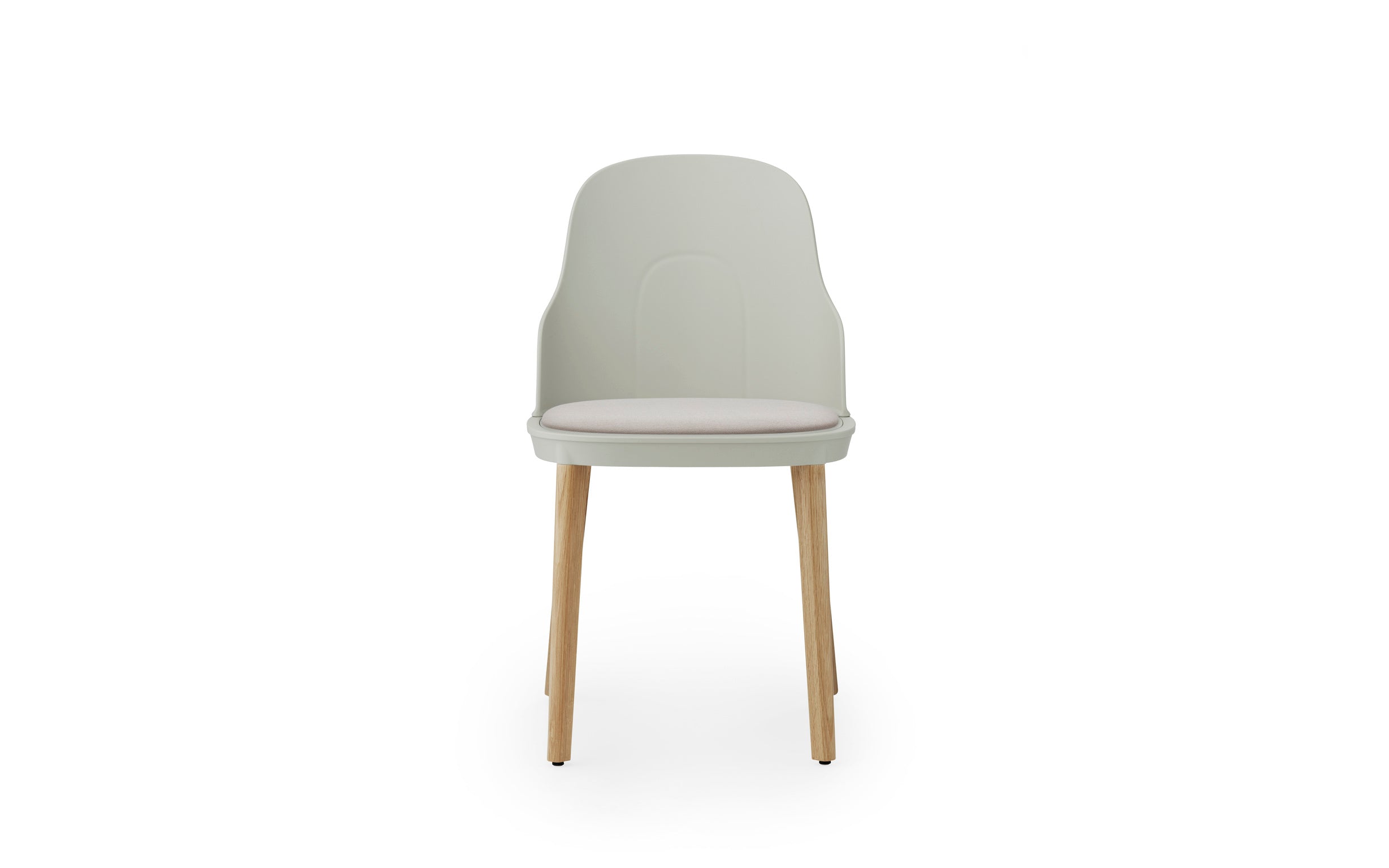 Krzesło ALLEZ ciepły szary Sunbrella Canvas z dębową podstawą