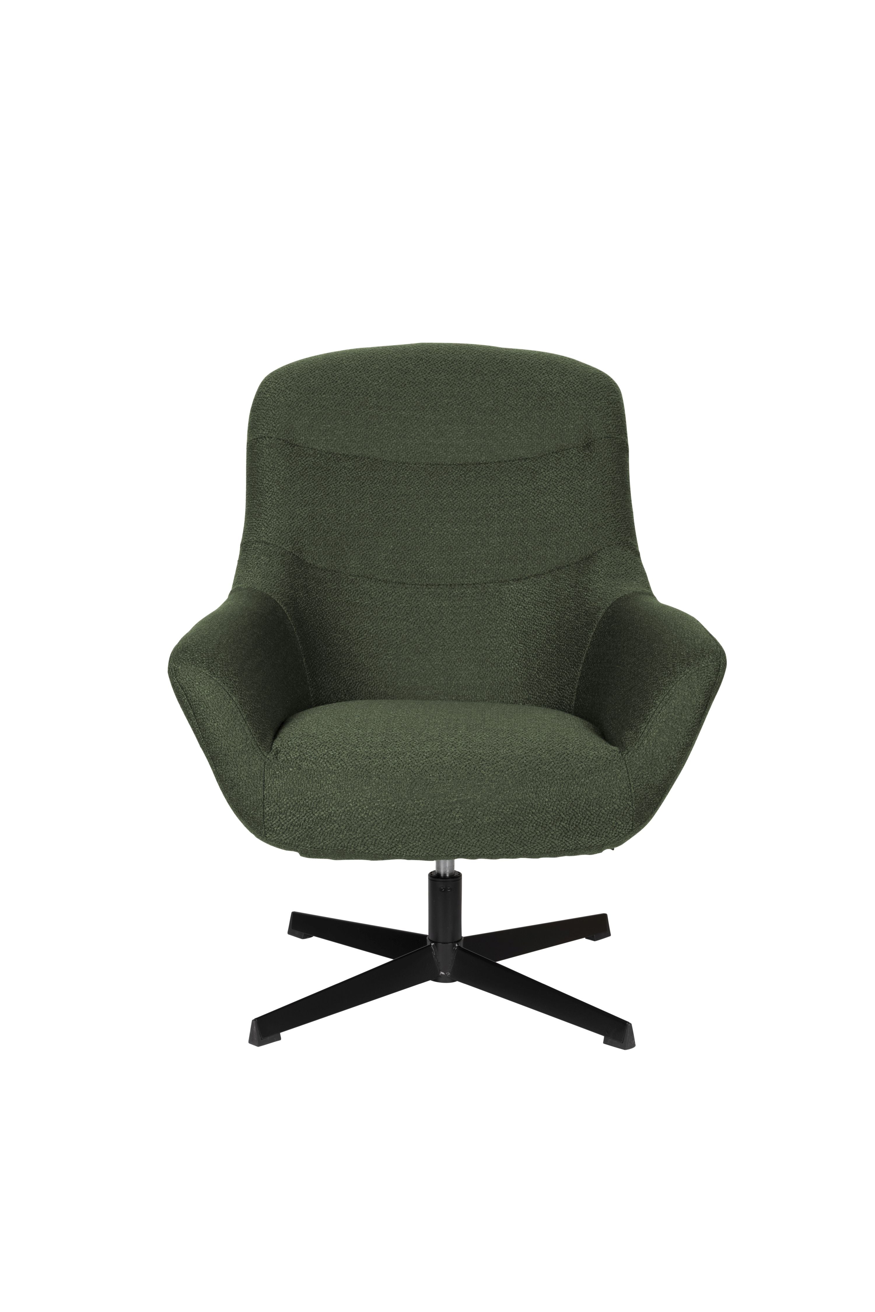 Yuki green swivel chair