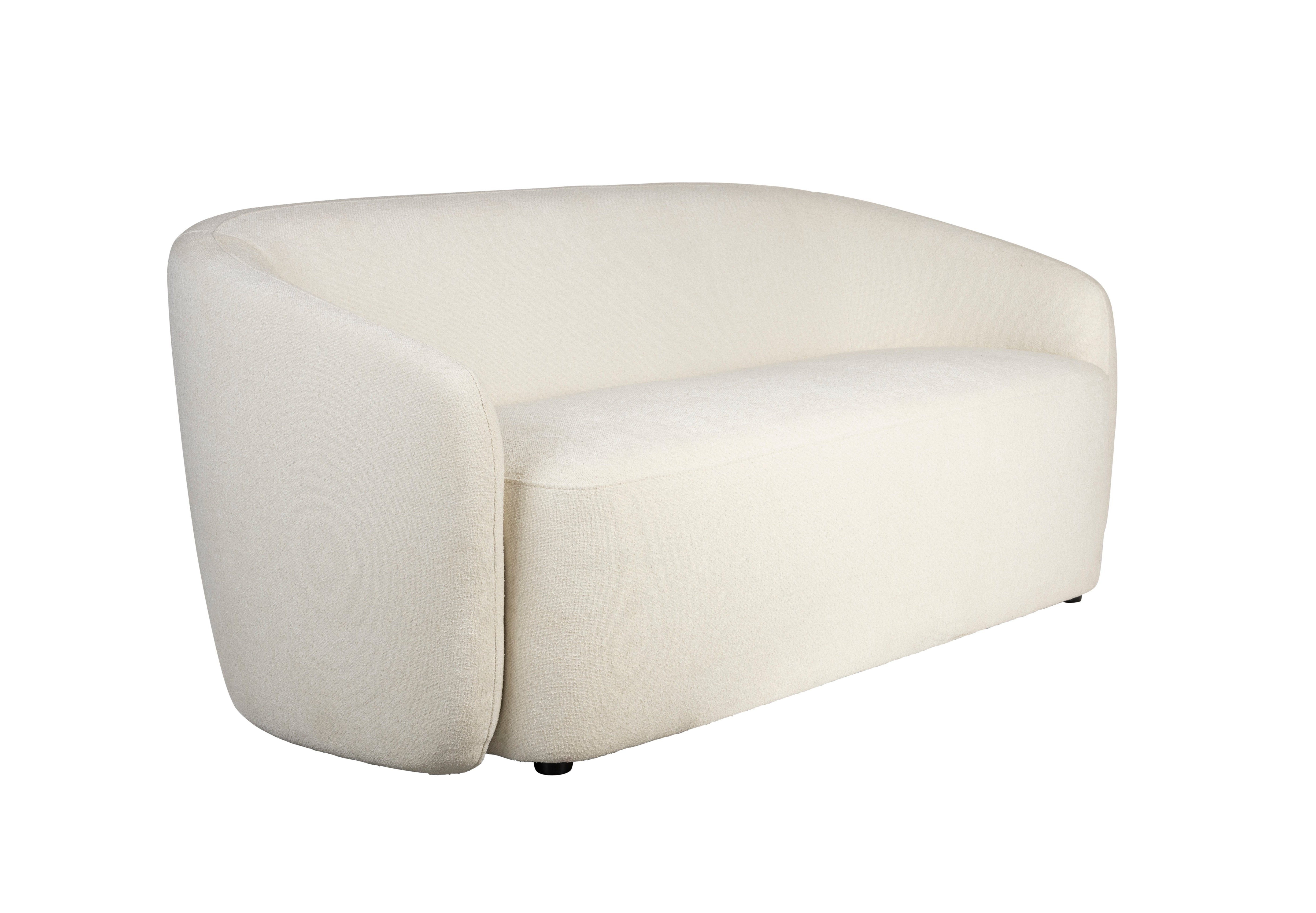 White linen sofa