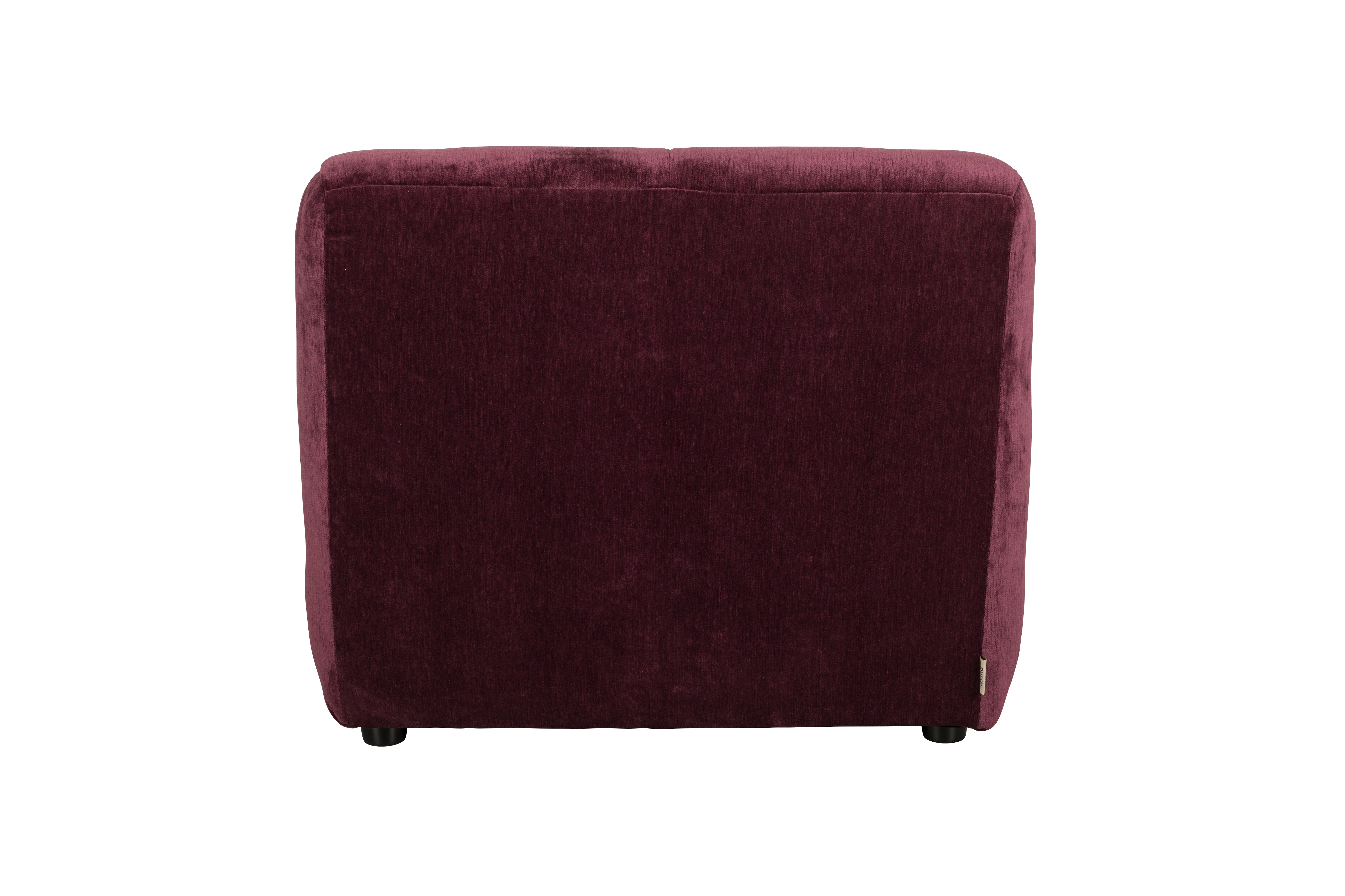 Sofa modułowa GIADA - element 1-osobowy śliwkowy welur