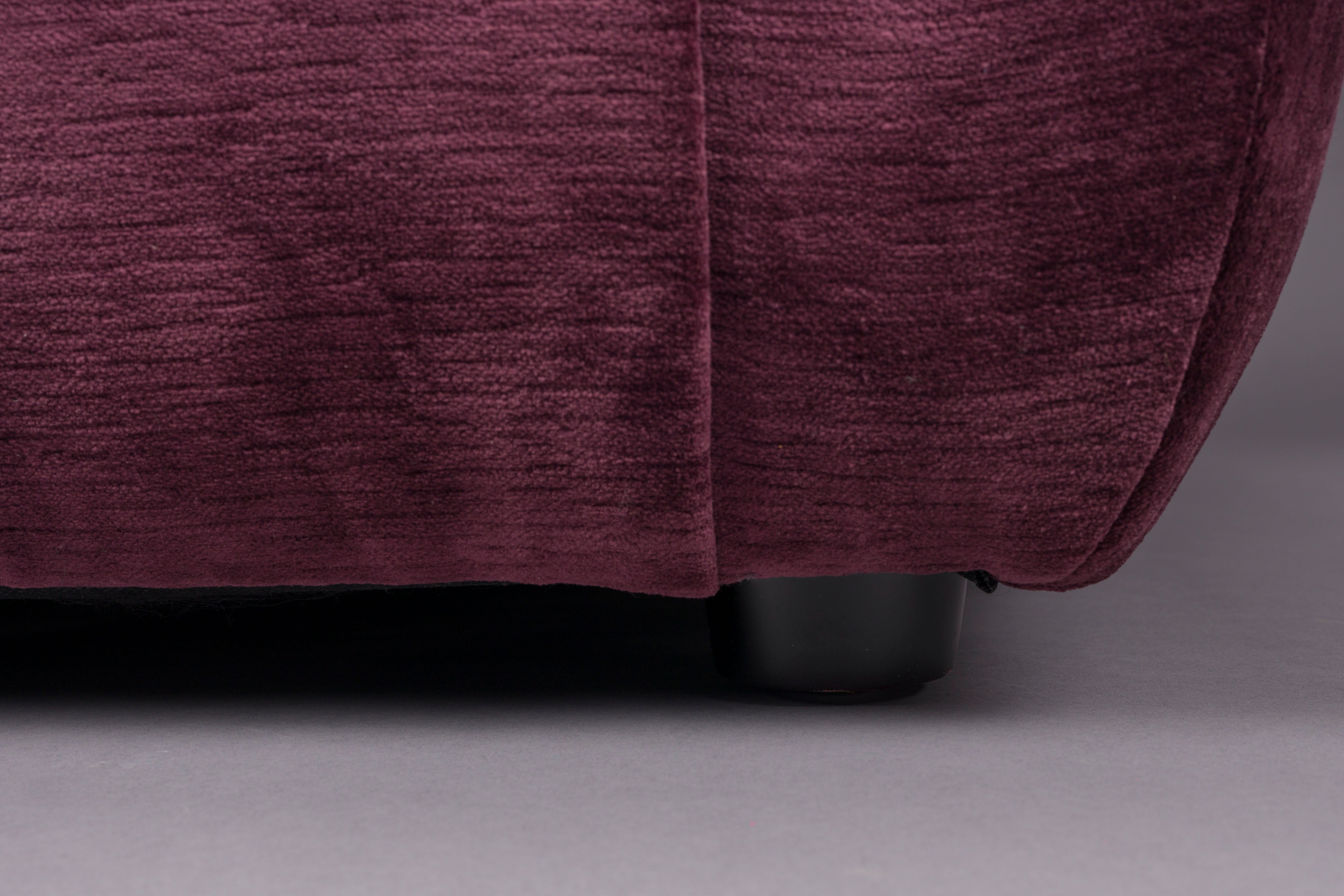 Sofa modułowa GIADA - element 1-osobowy śliwkowy welur