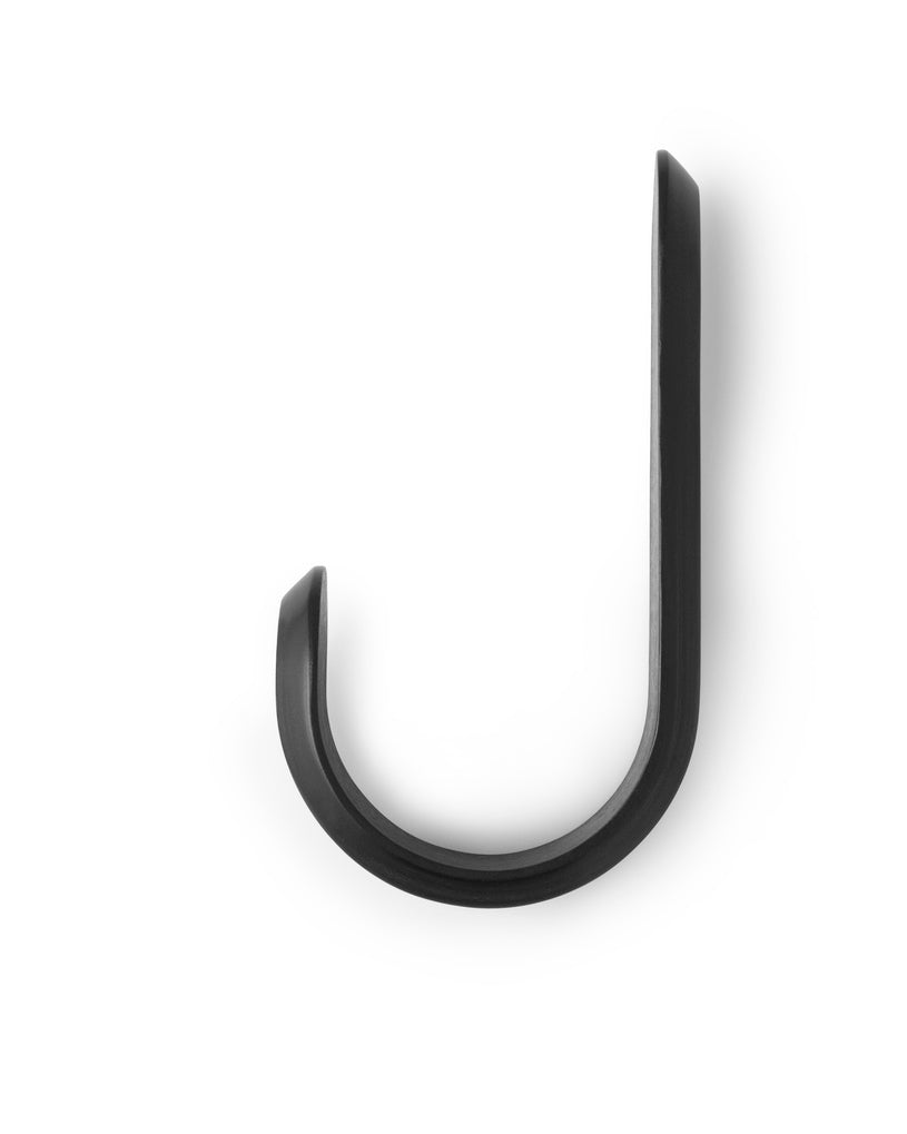 Wieszak CURVE czarny fornir jesionowy
