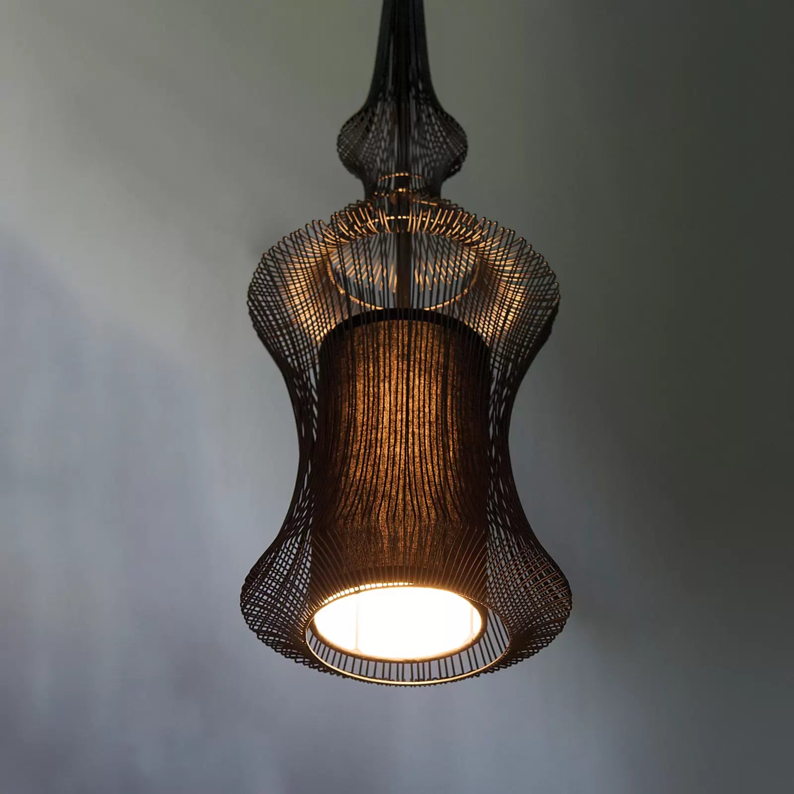 Black Tibet hanging lamp