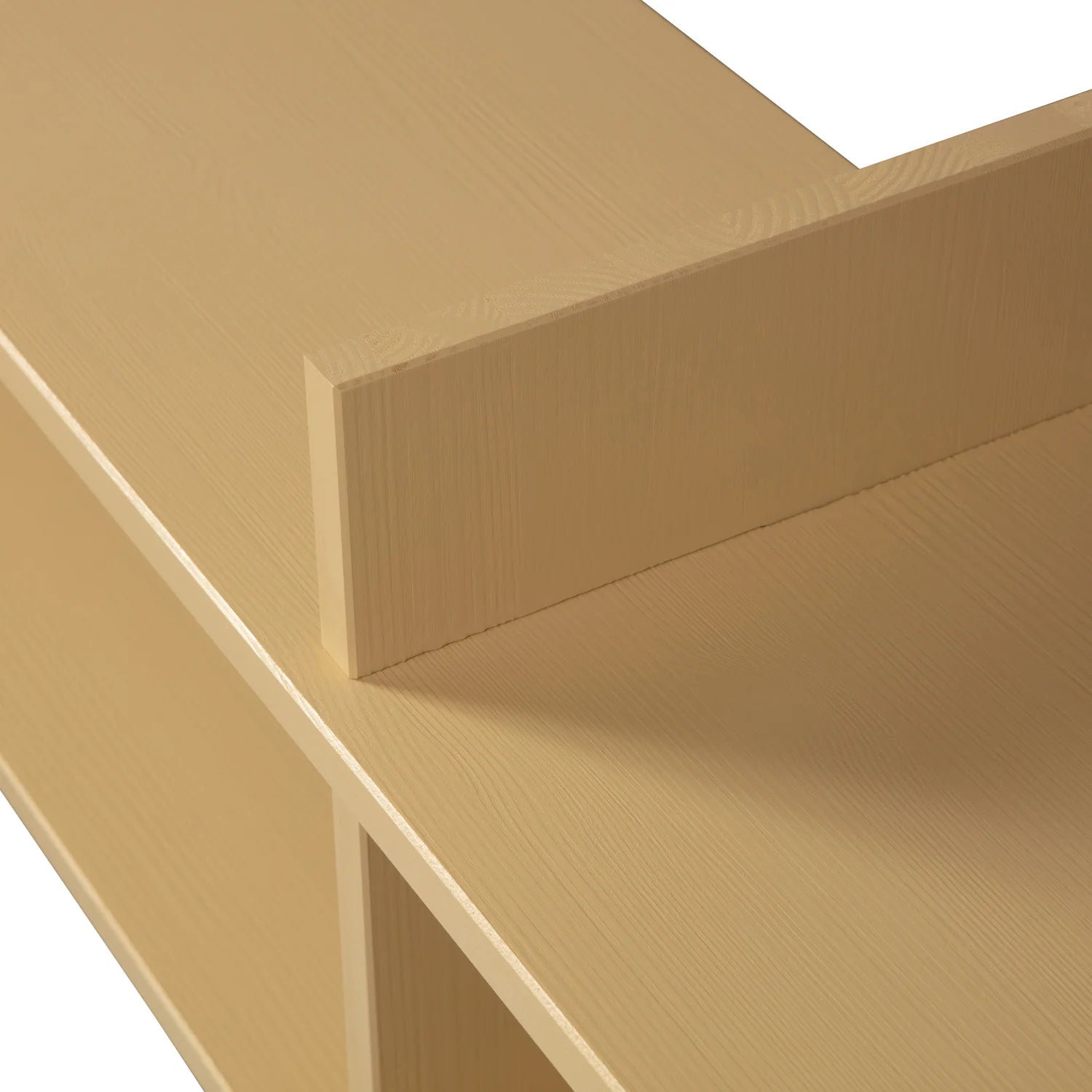 Jan Pine console dyed yellow