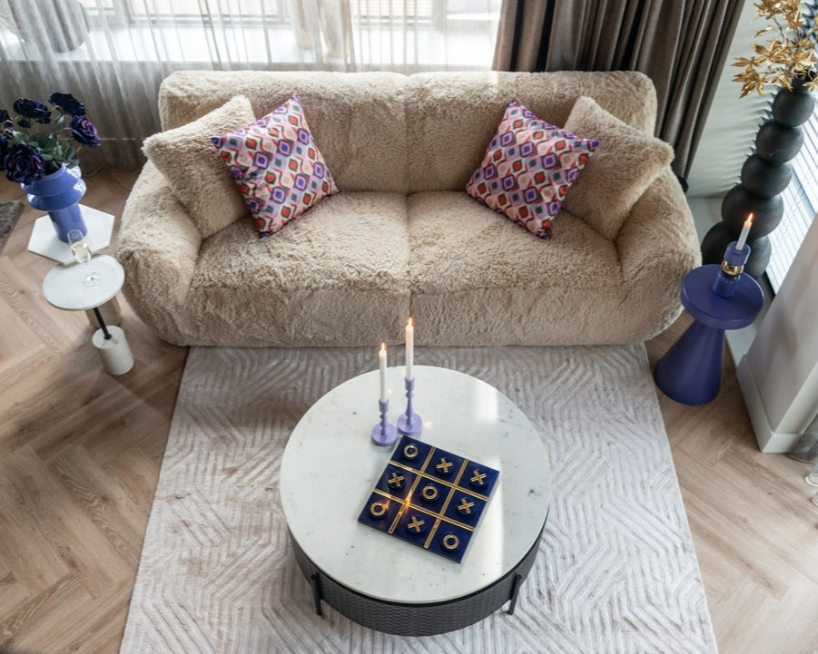 Sofa COMFY beżowy plusz Richmond Interiors    Eye on Design