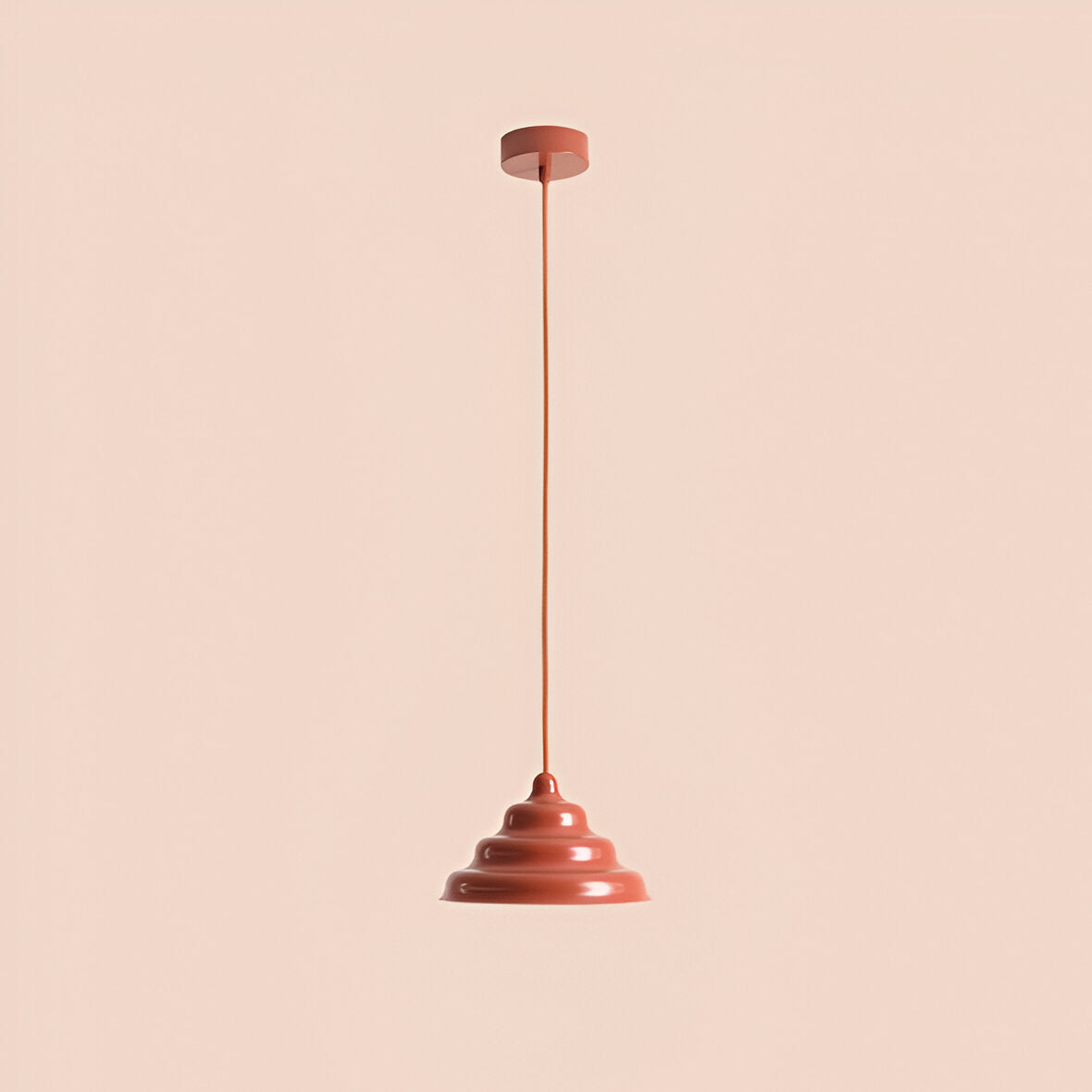 Lampa wisząca FALA ceglany