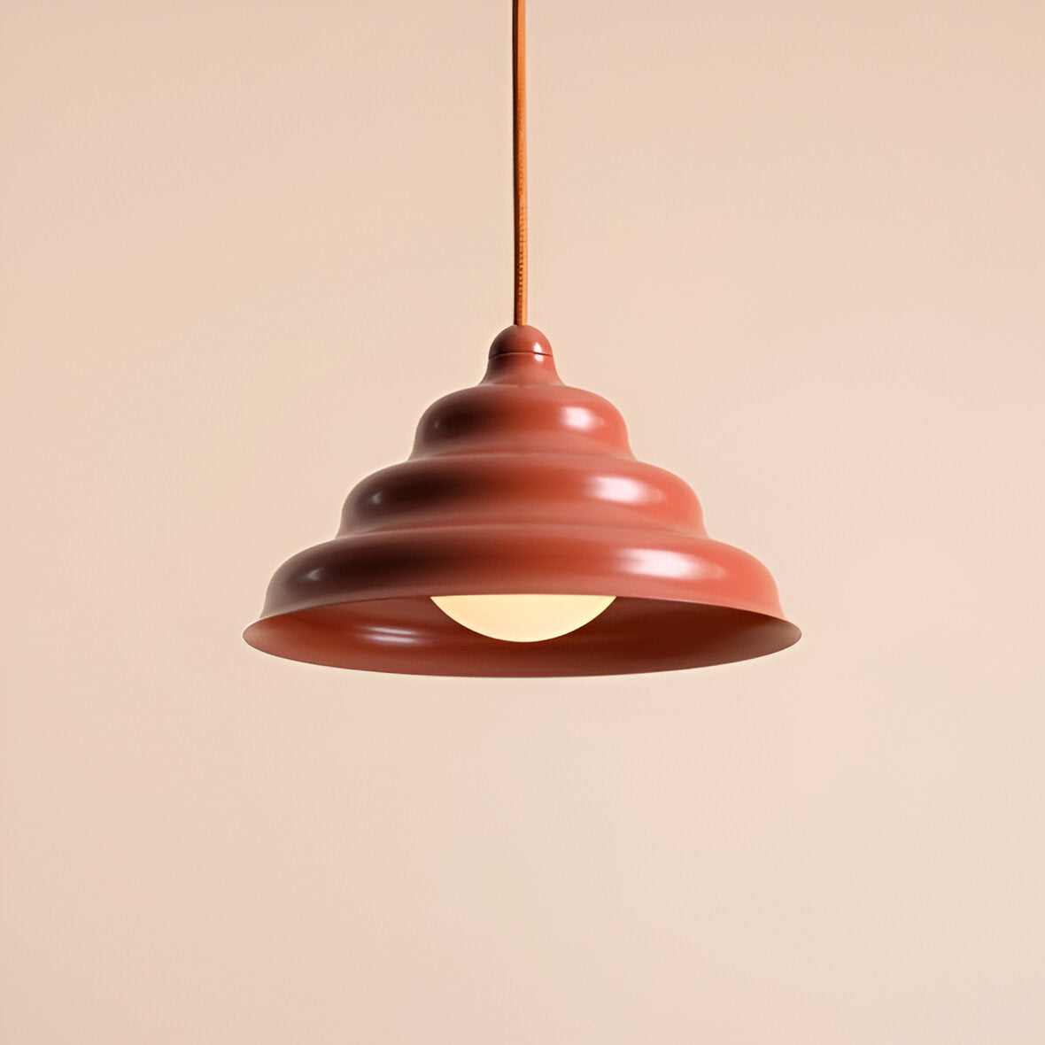 Lampa wisząca FALA ceglany
