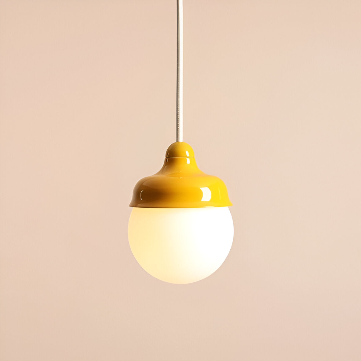 Lampa wisząca FALA żółty