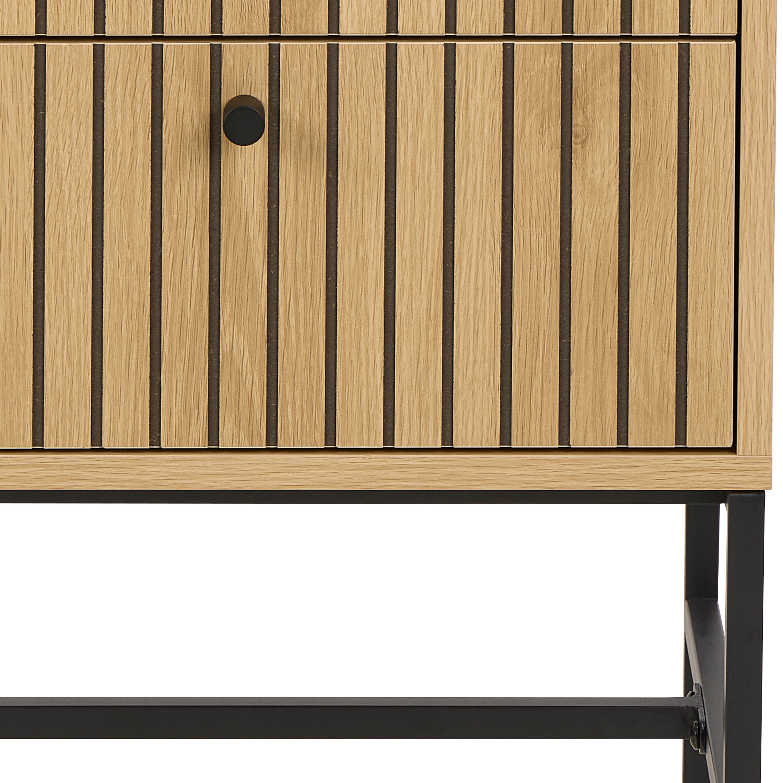 Albana bedside cabinet melamine oak