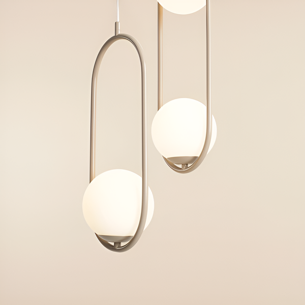 Hängelampe RIVA beige