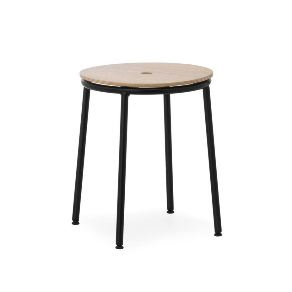 Circa stool Natural oak veneer