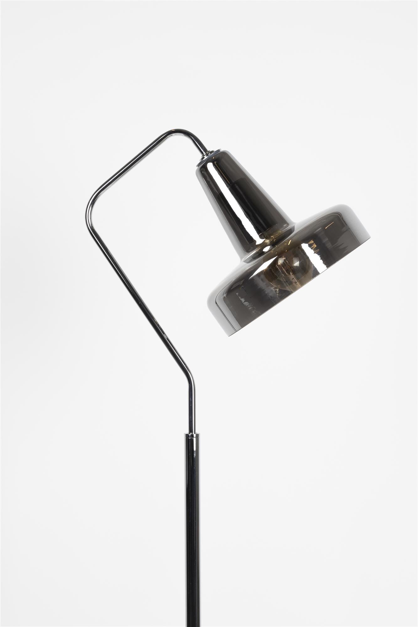 Lampa podłogowa ANSHIN dymione szkło