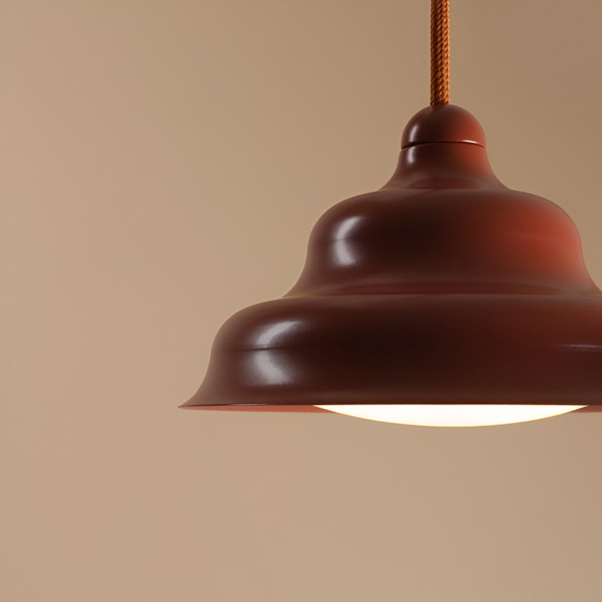 Lampa wisząca FALA ceglany