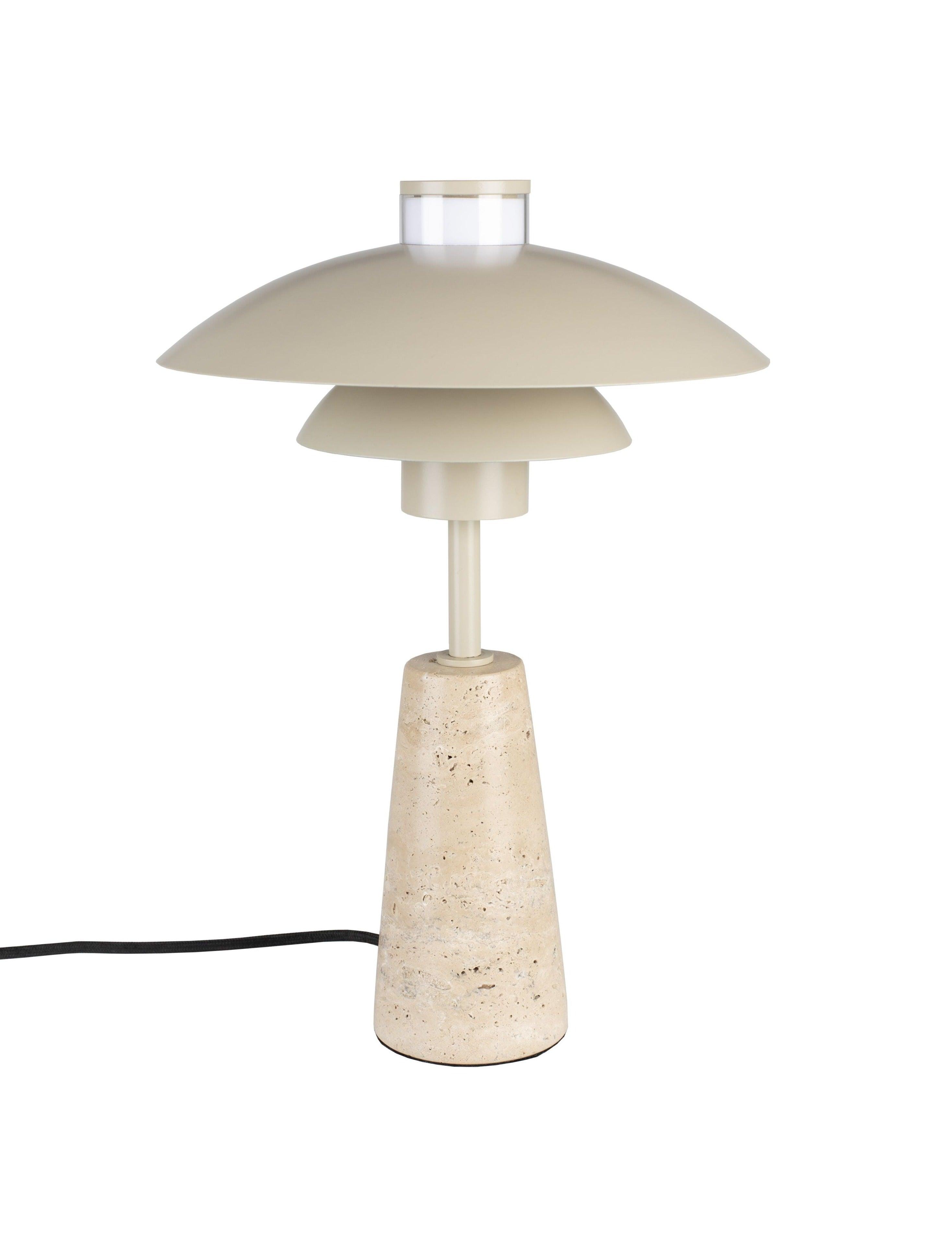 Lampa stołowa COLE beżowy trawertyn Zuiver    Eye on Design