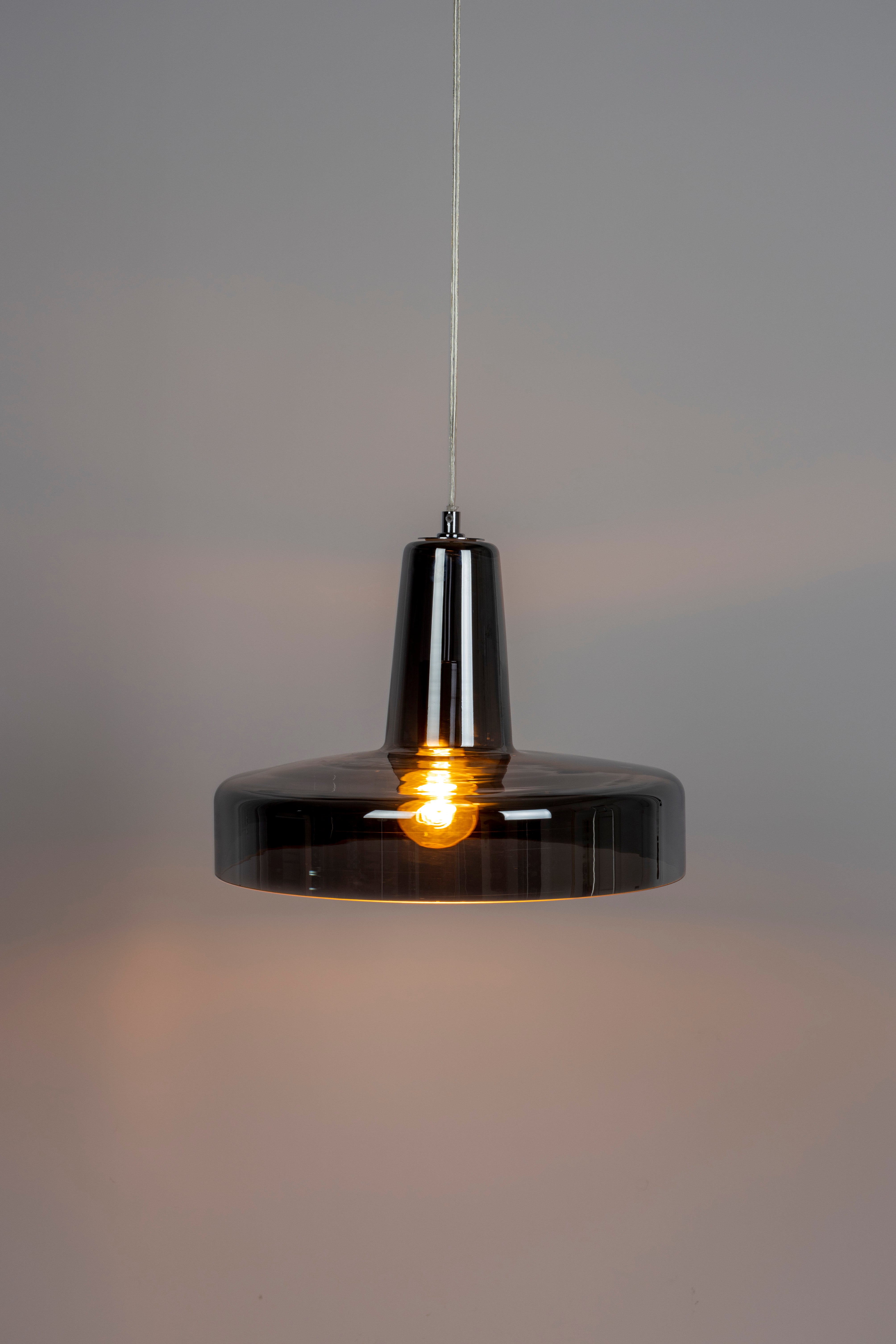 Lampa wisząca ANSHIN dymione szkło