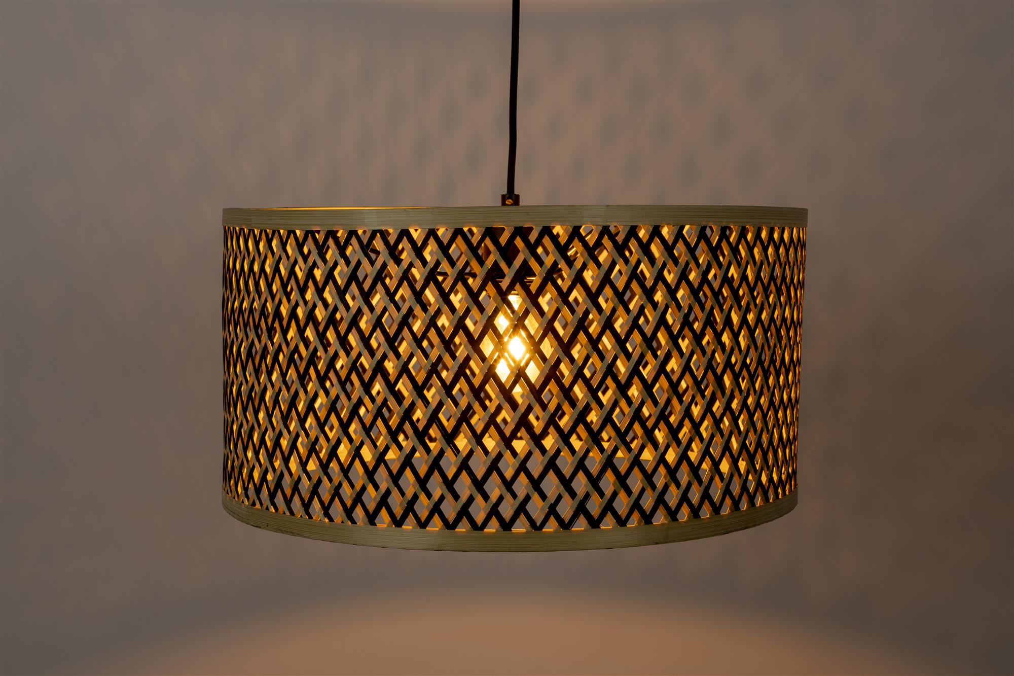 Isla bamboo hanging lamp