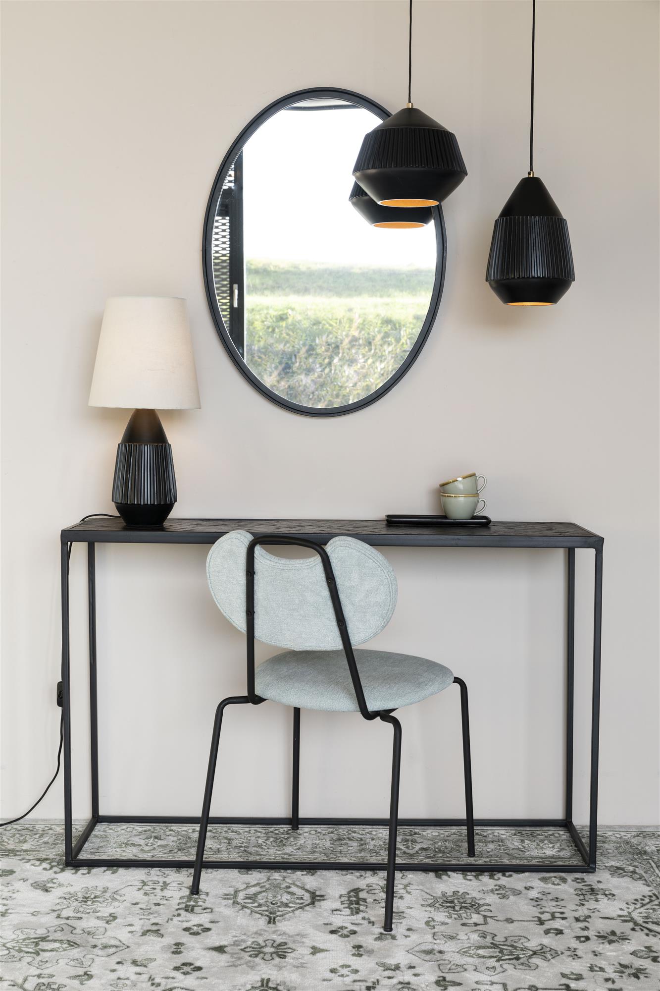 Lampa wisząca AYSA czarny