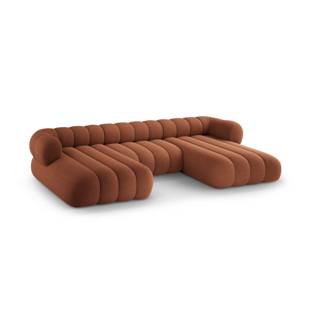 Sofa panoramiczna 6-osobowa KOGE ceglany