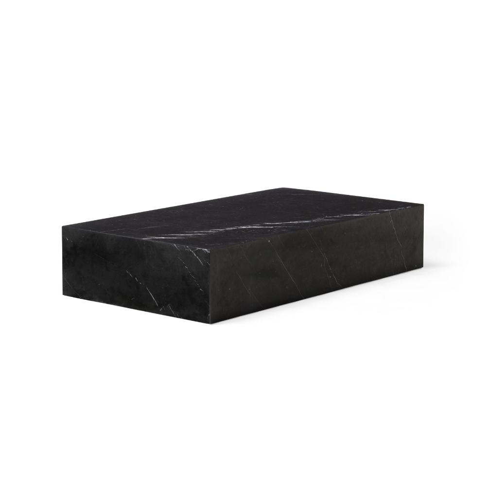 PLINTH coffee table black marble
