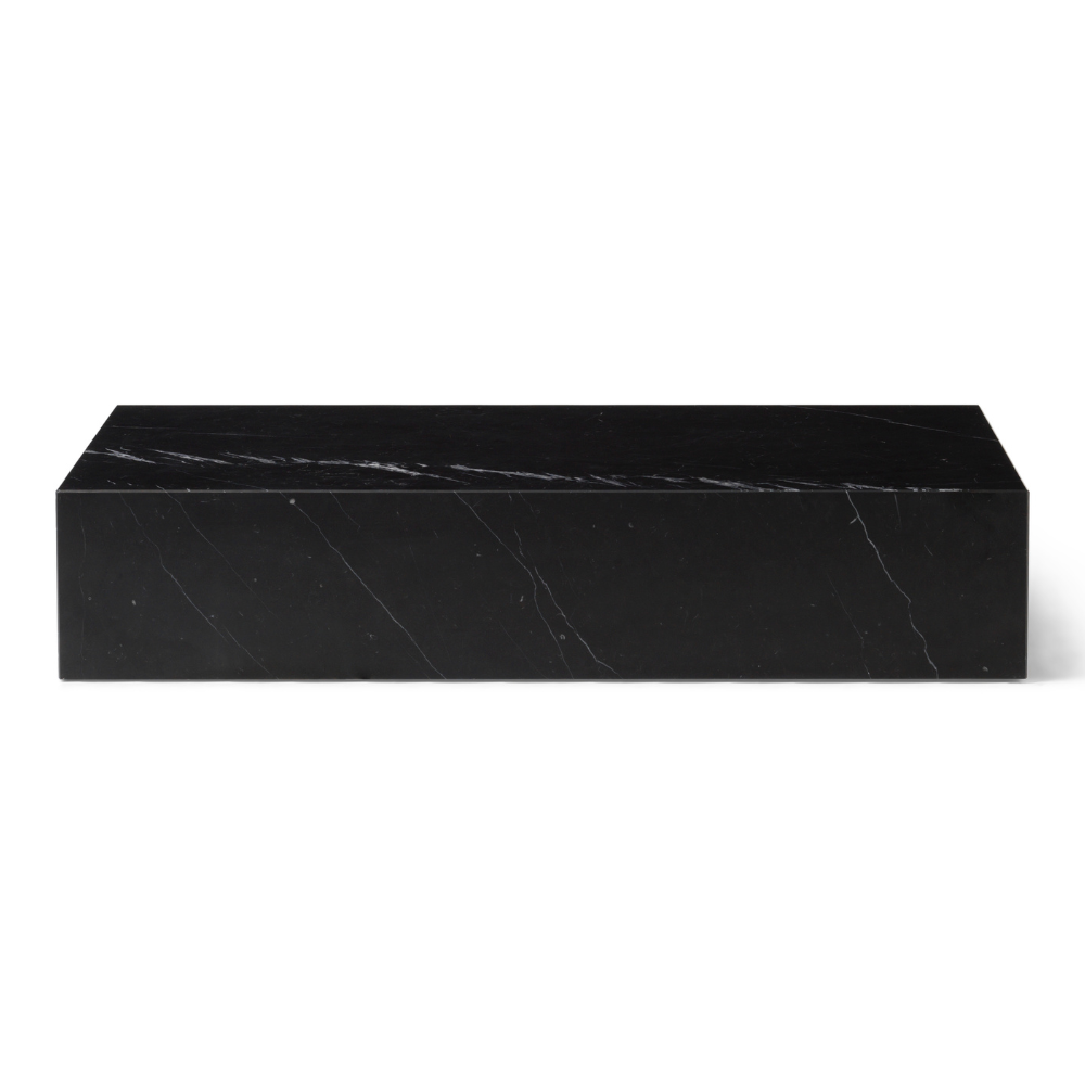 PLINTH coffee table black marble