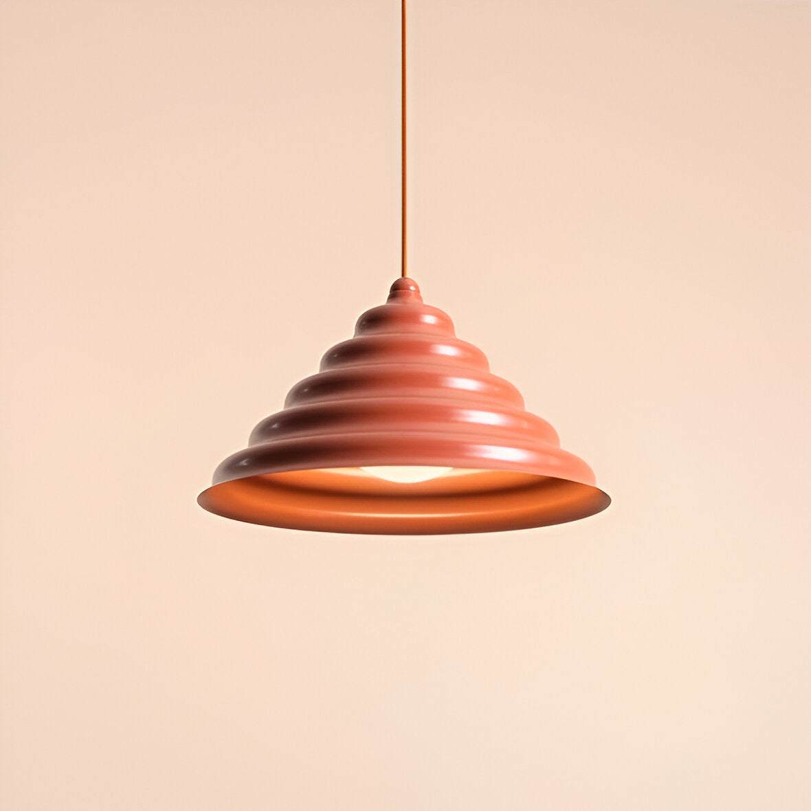 Lampa wisząca FALA ceglany