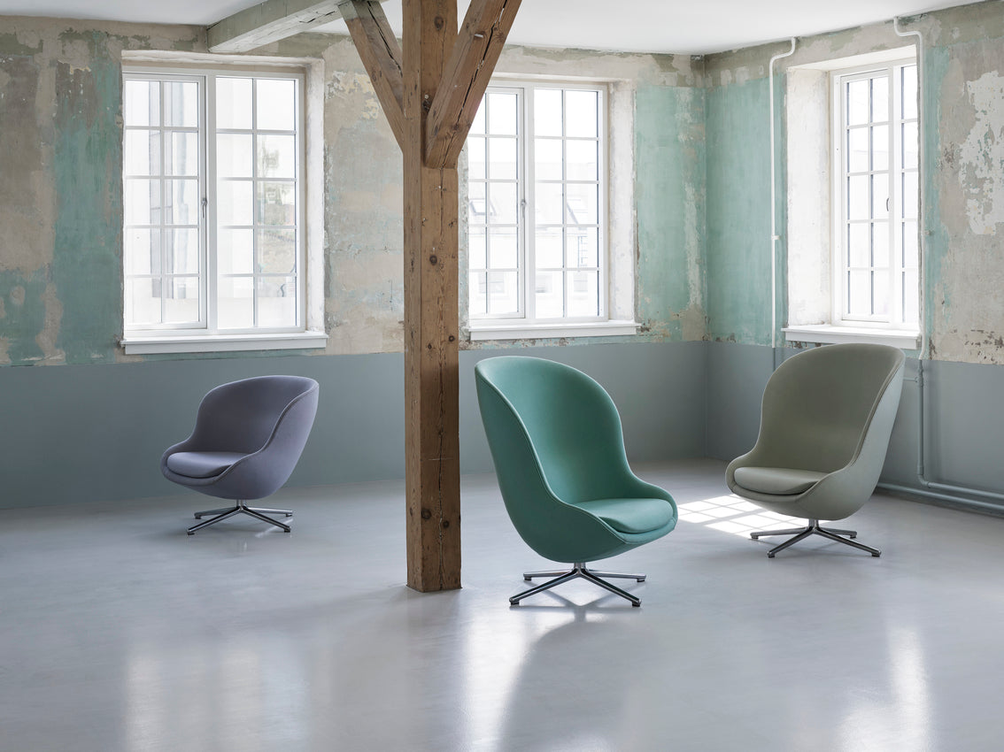 Fotel HYG HIGH z aluminiową regulowaną podstawą
