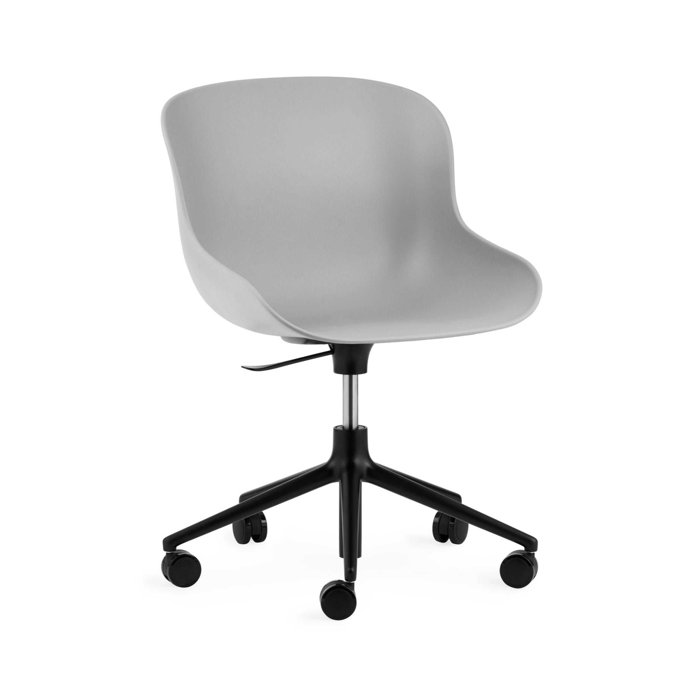 Hyg 5W Gray Hyg chair with a black base