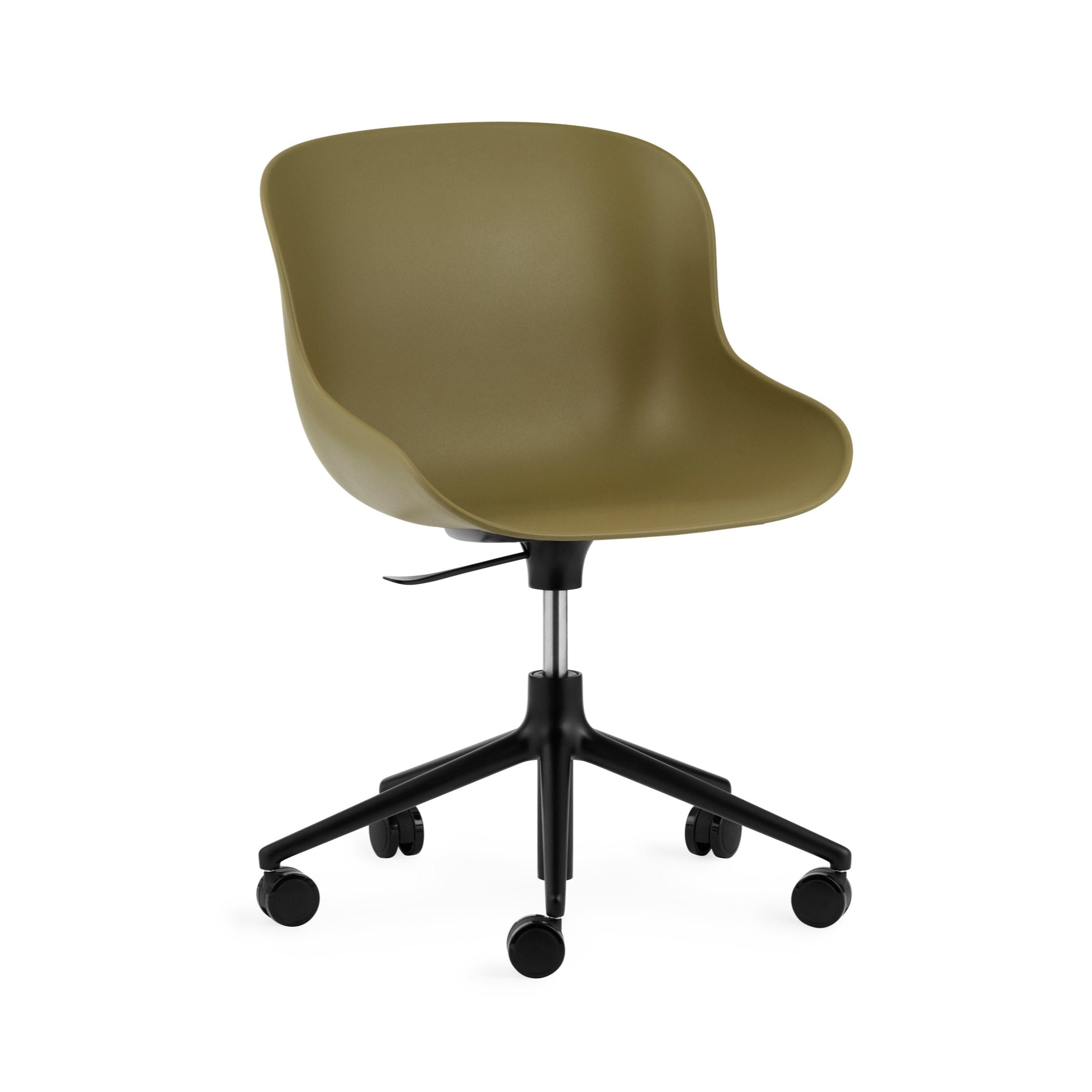 HYG 5W olive office chair with a black base