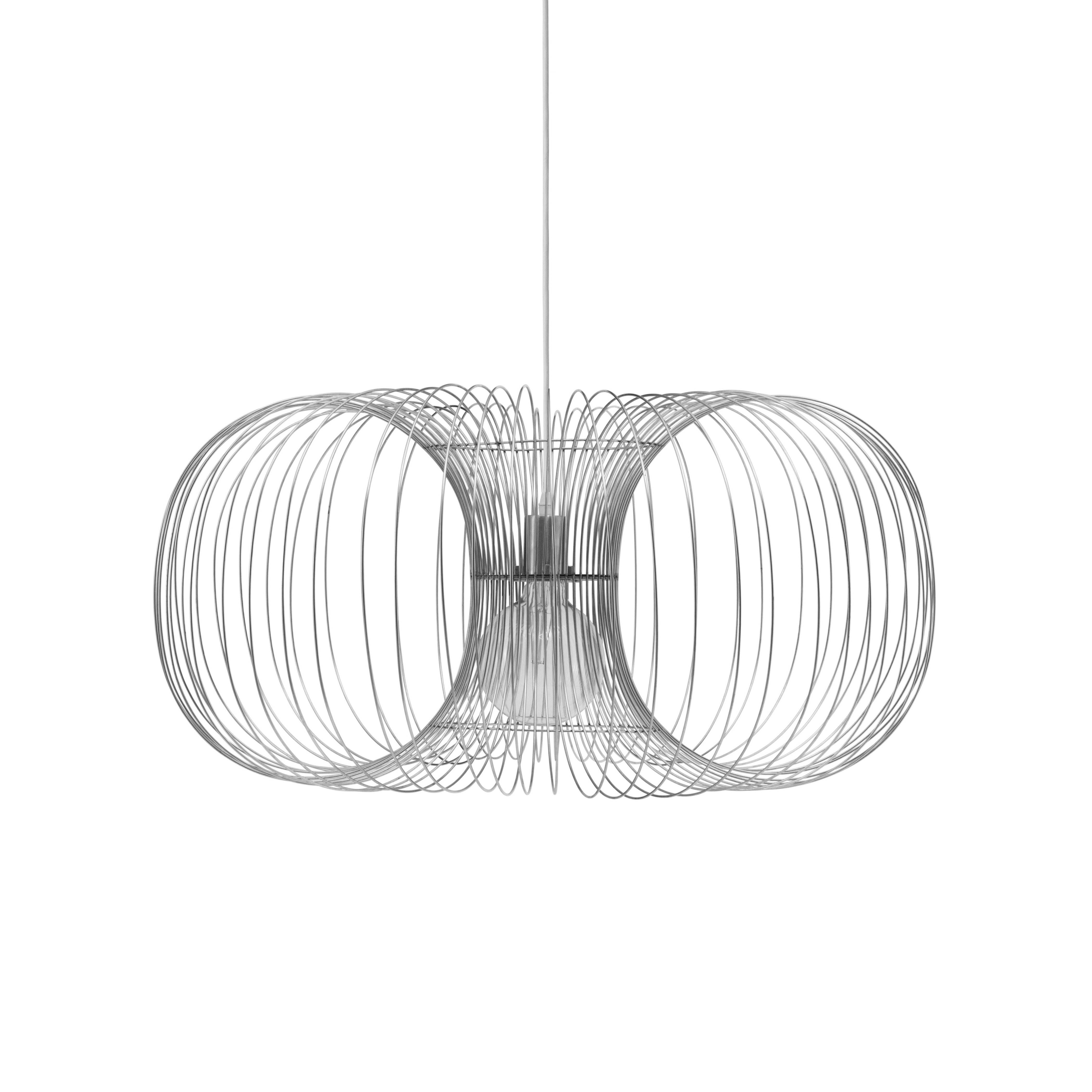 COIL pendant lamp stainless steel