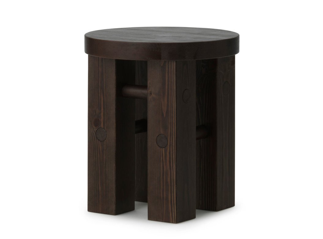 Fyr dark brown stool