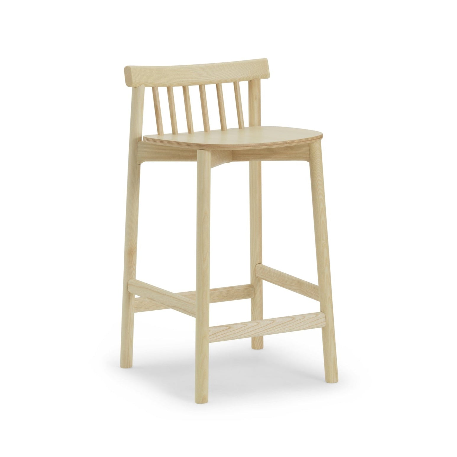 Pind veneer ash bar chair