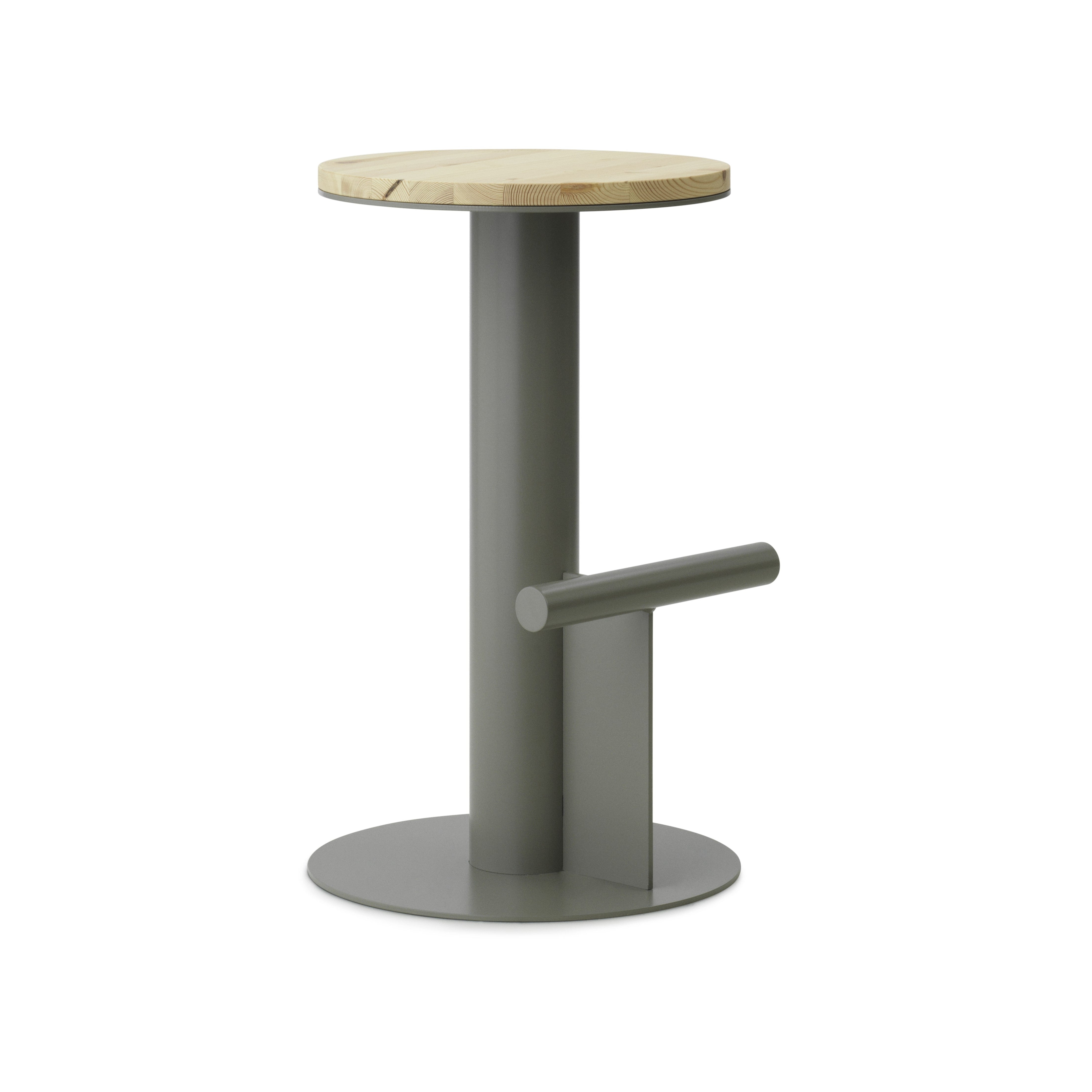 Bar chair gray field