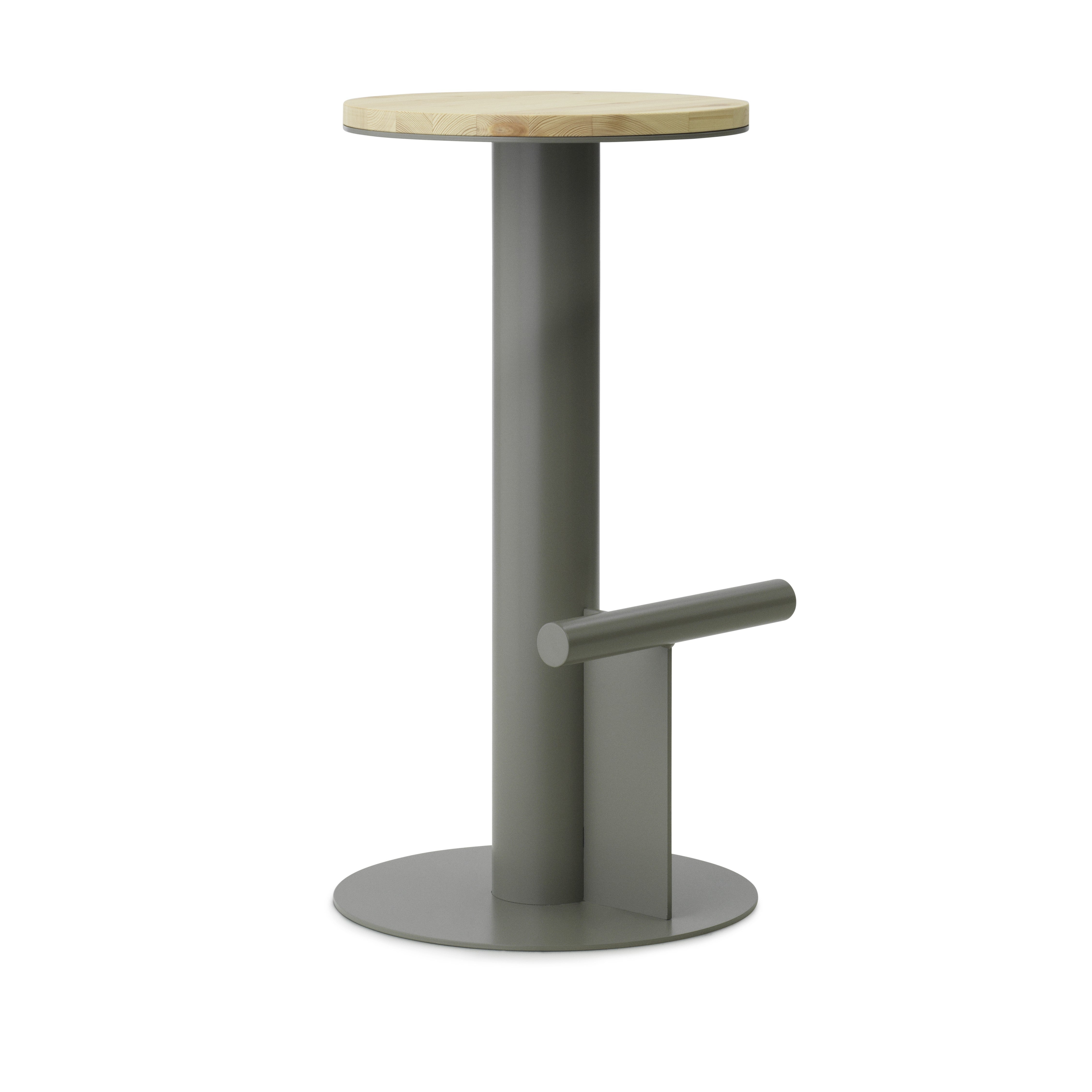 Bar chair gray field