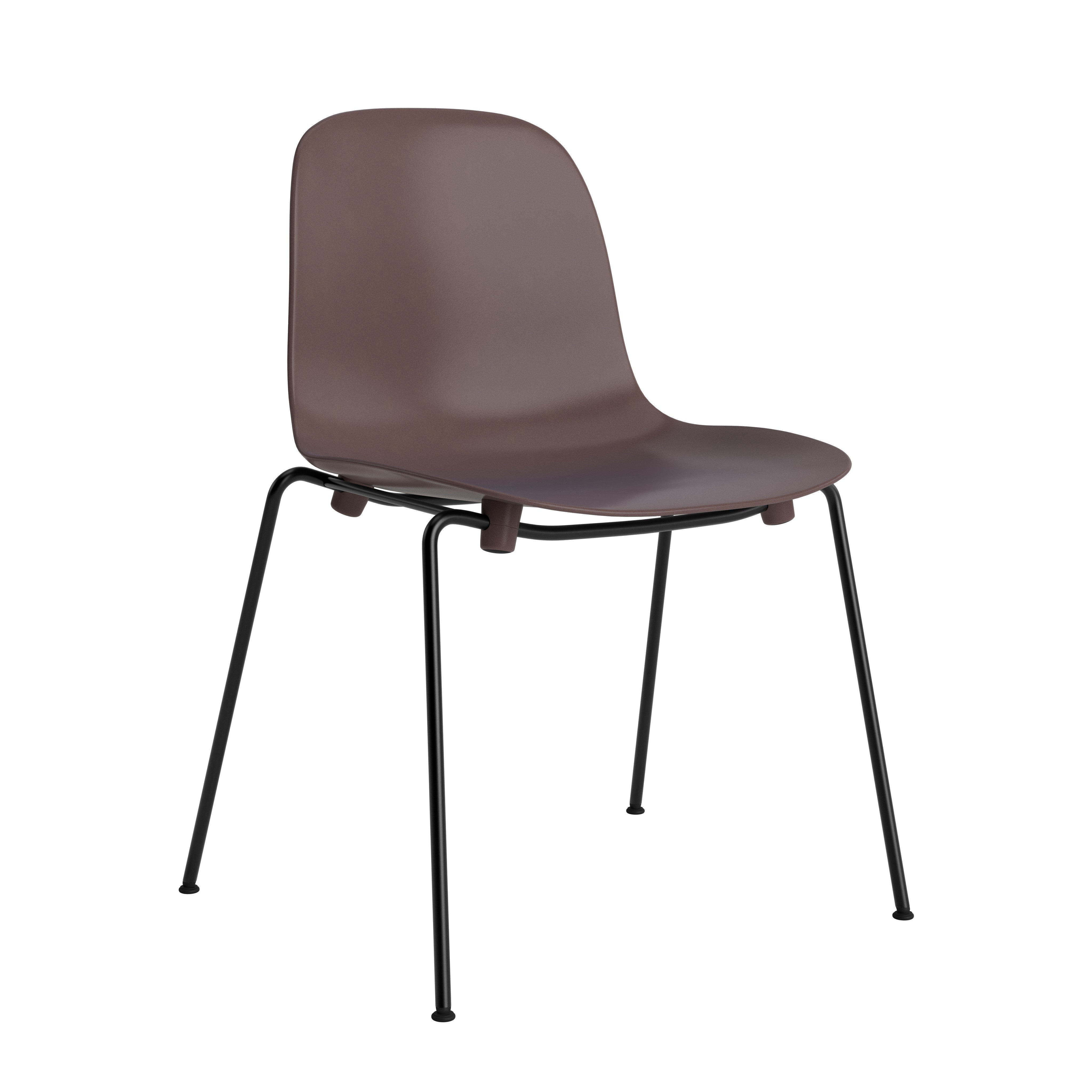 Chair of Forms Bronze Stacking with a black base