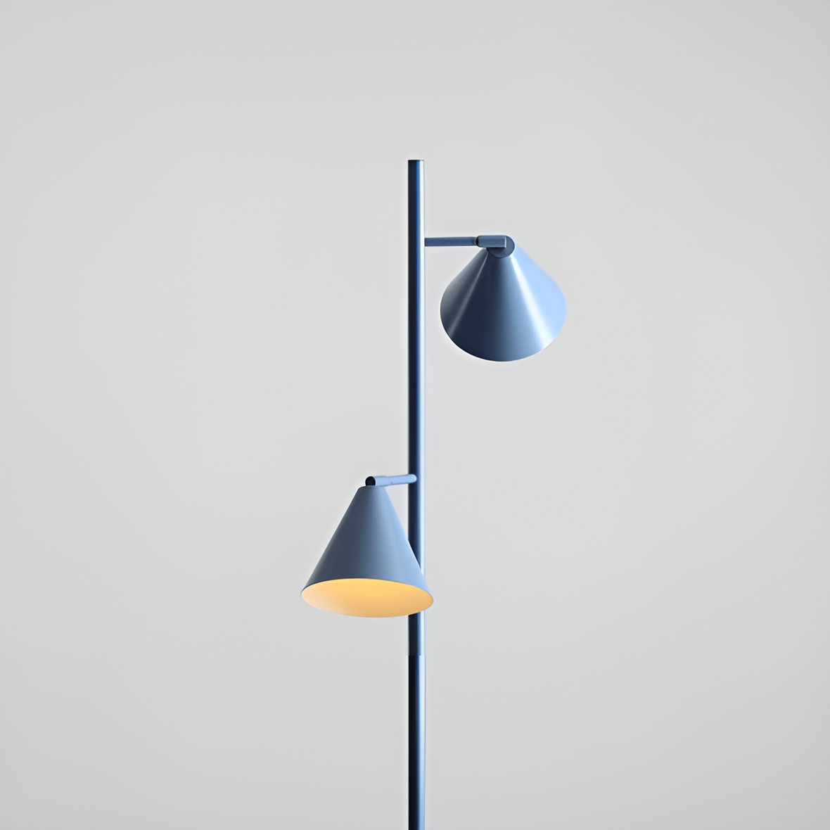 Lampa podłogowa FORM DUO niebieski