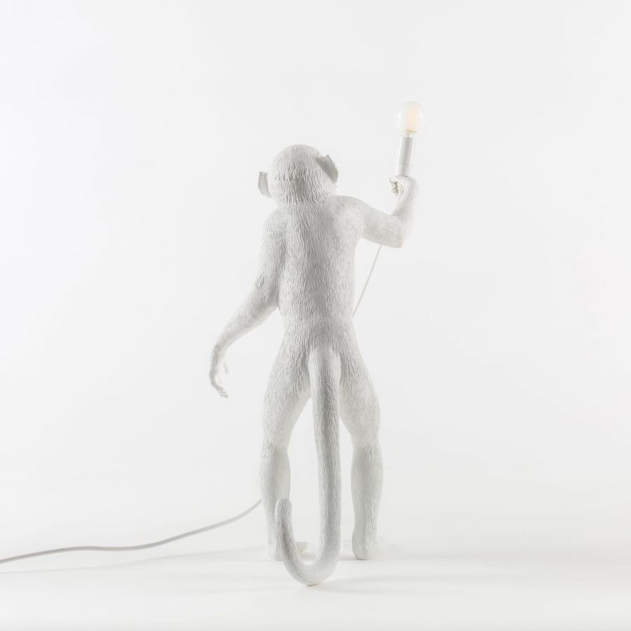 Lampa stołowa MONKEY STANDING biały
