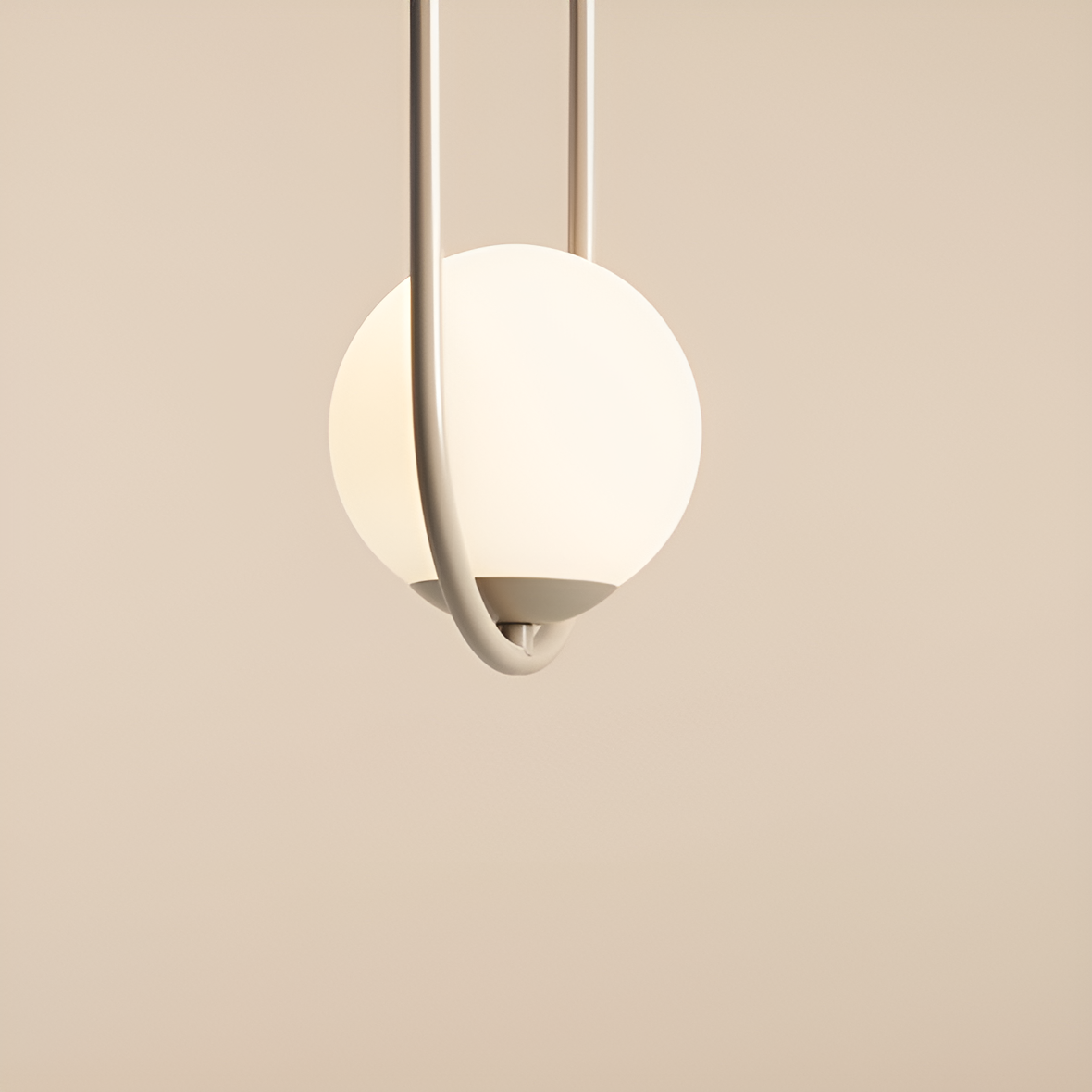 Hängelampe RIVA beige