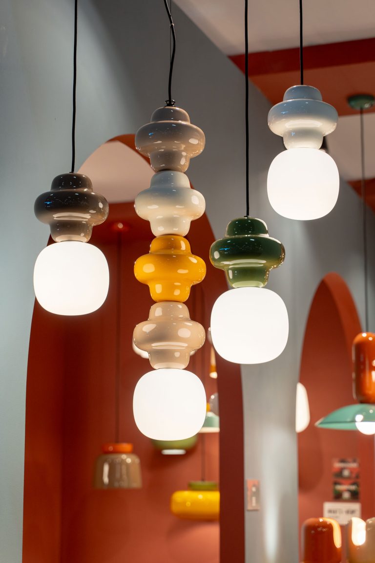 Lampa wisząca ceramiczna COPACABANA kremowy