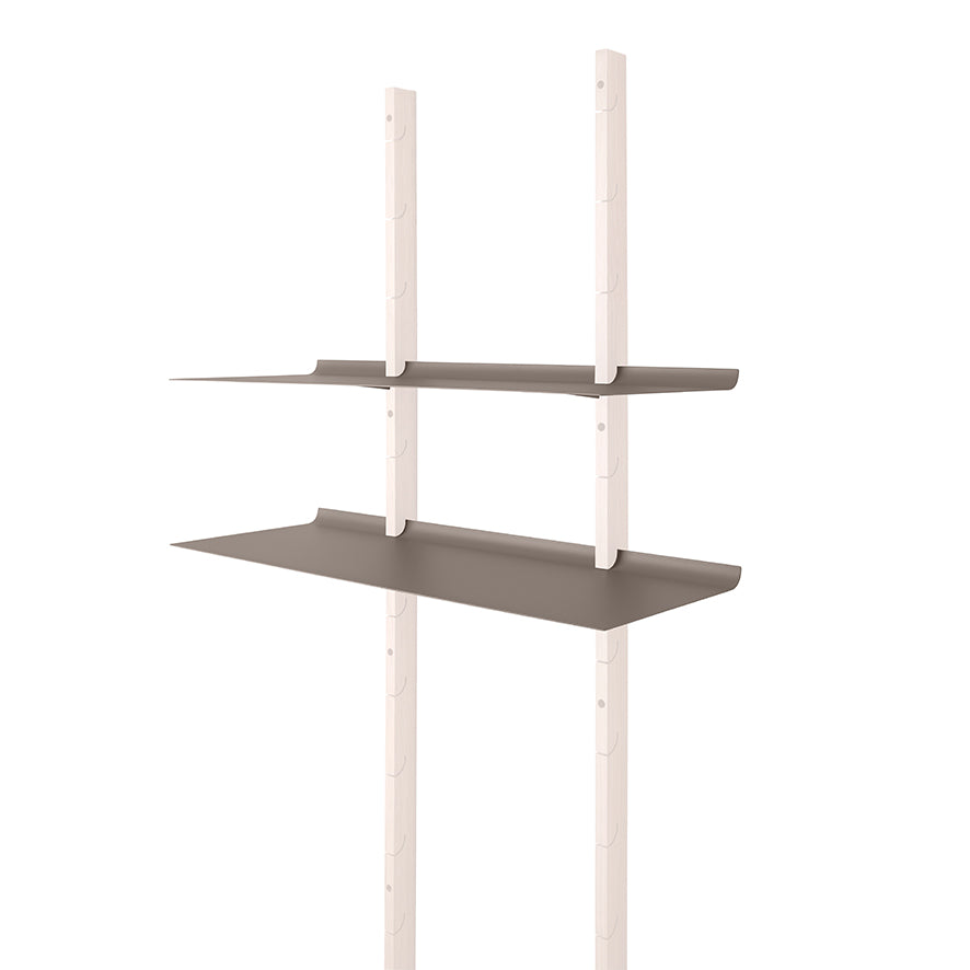SMILE Gray Hanging Shelf Set