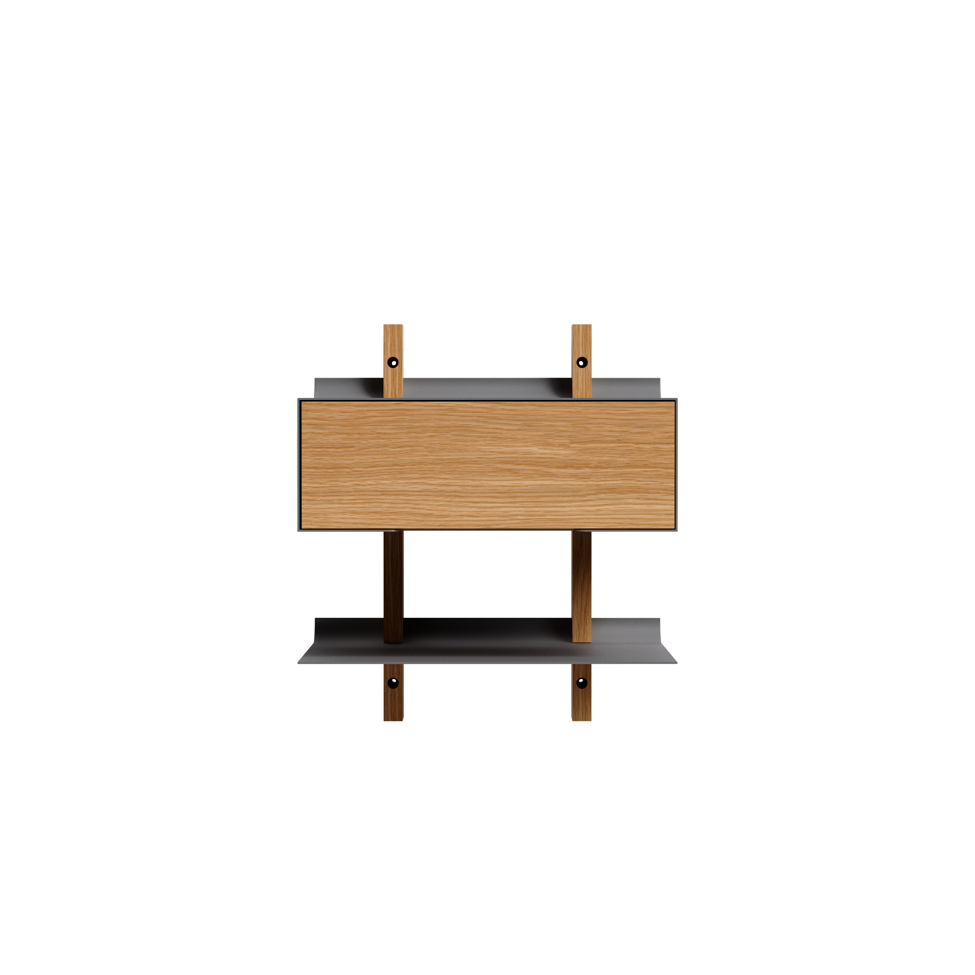 SMILE nightstand gray [Klaudia] [Amelia spr]