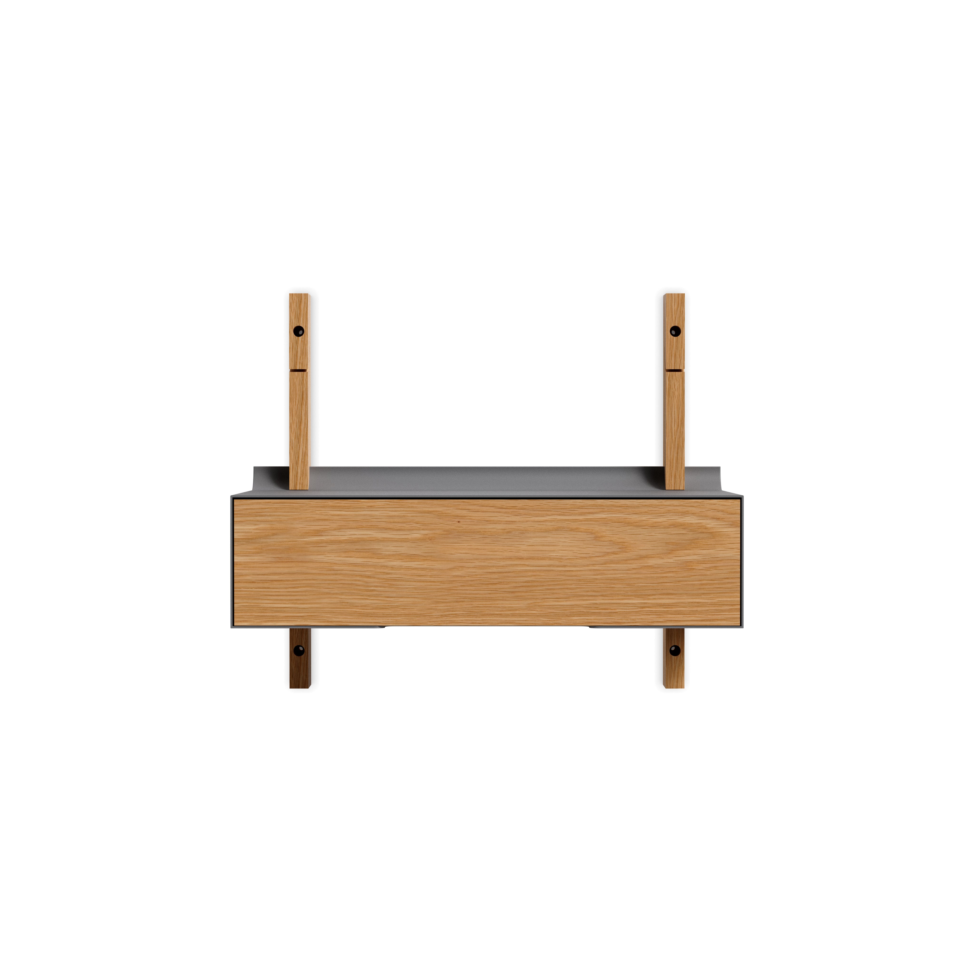 SMILE wall cabinet gray