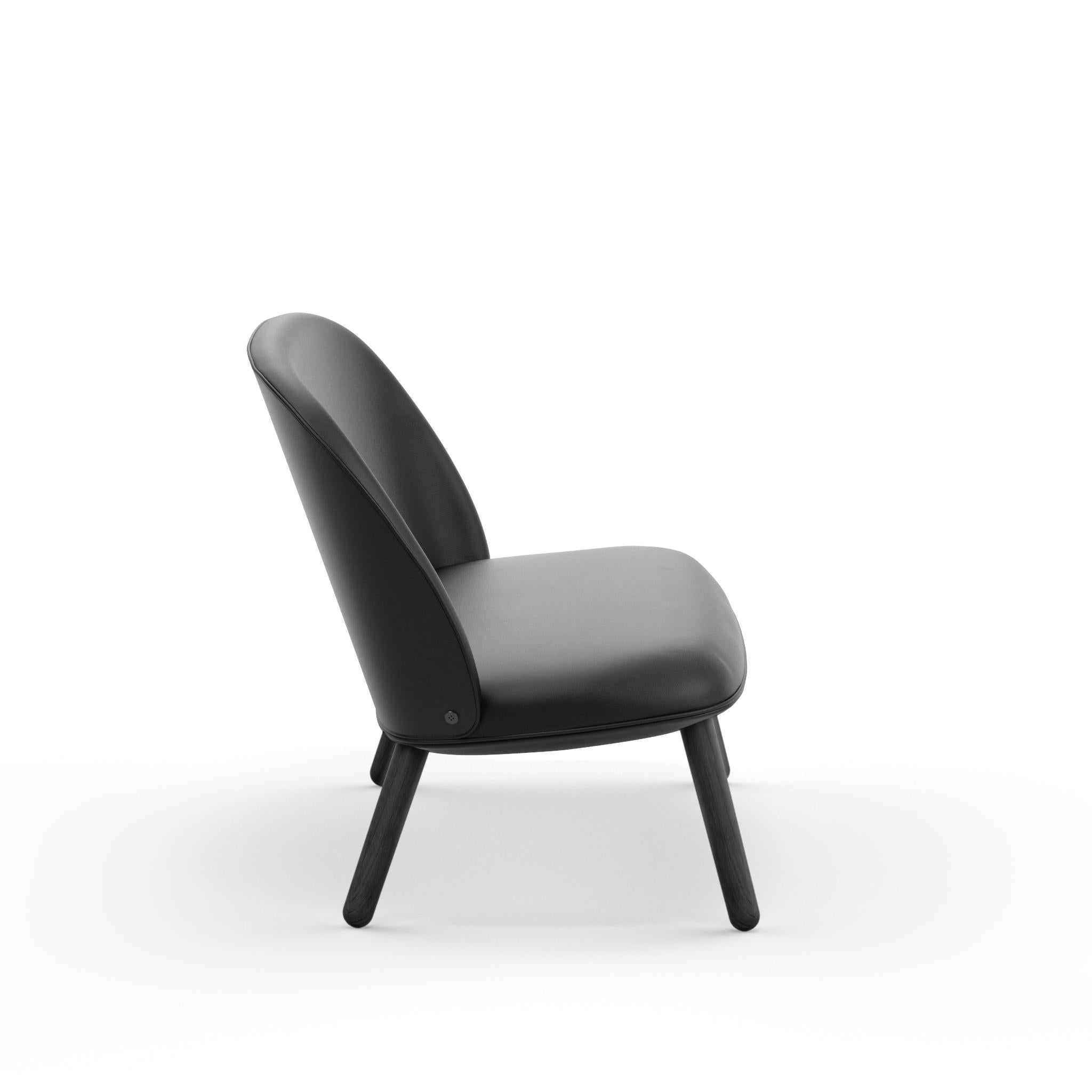 Sofa ACE czarne drewno dębowe