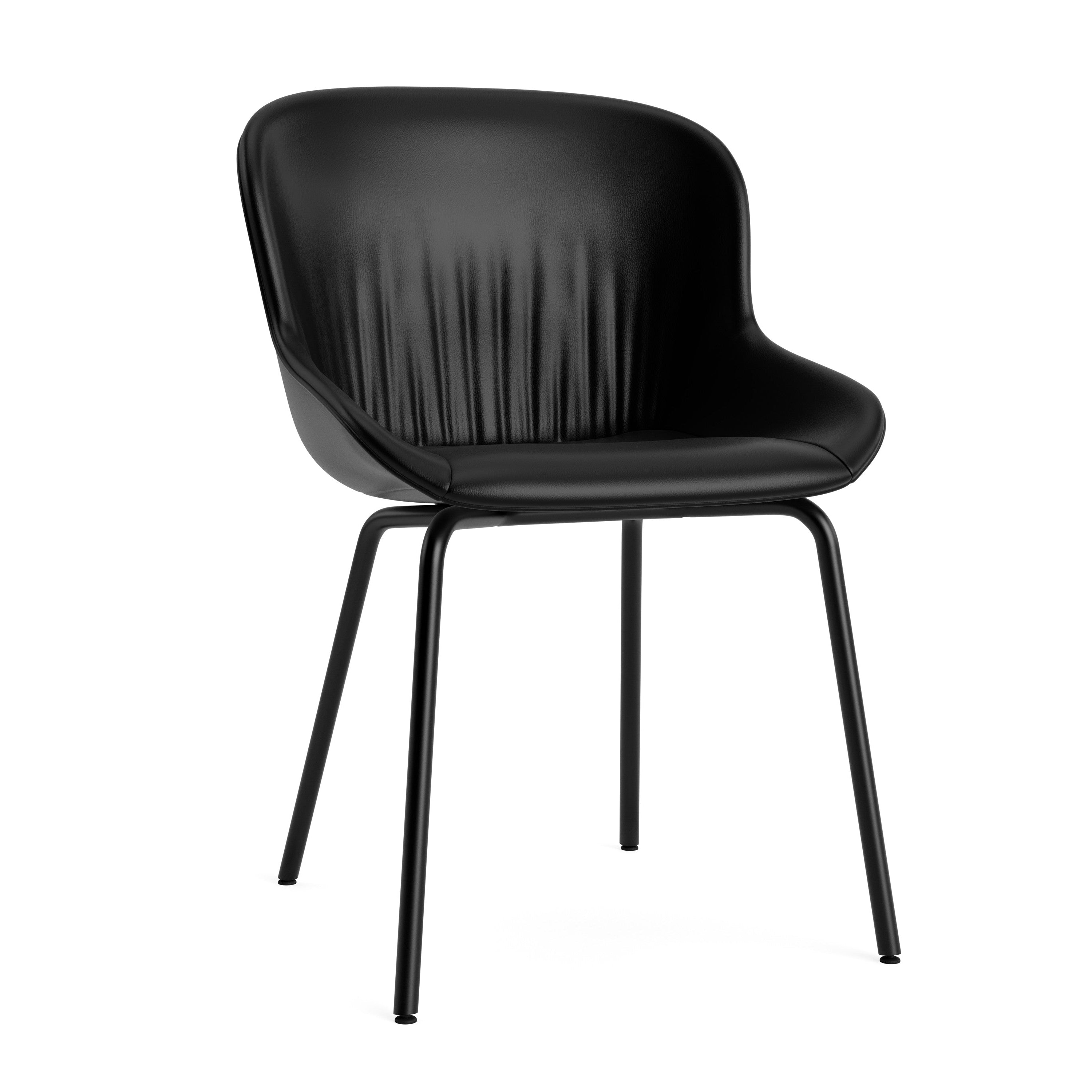 Hyg Comfort Stuhl mit einer schwarzen Basis gepolstert