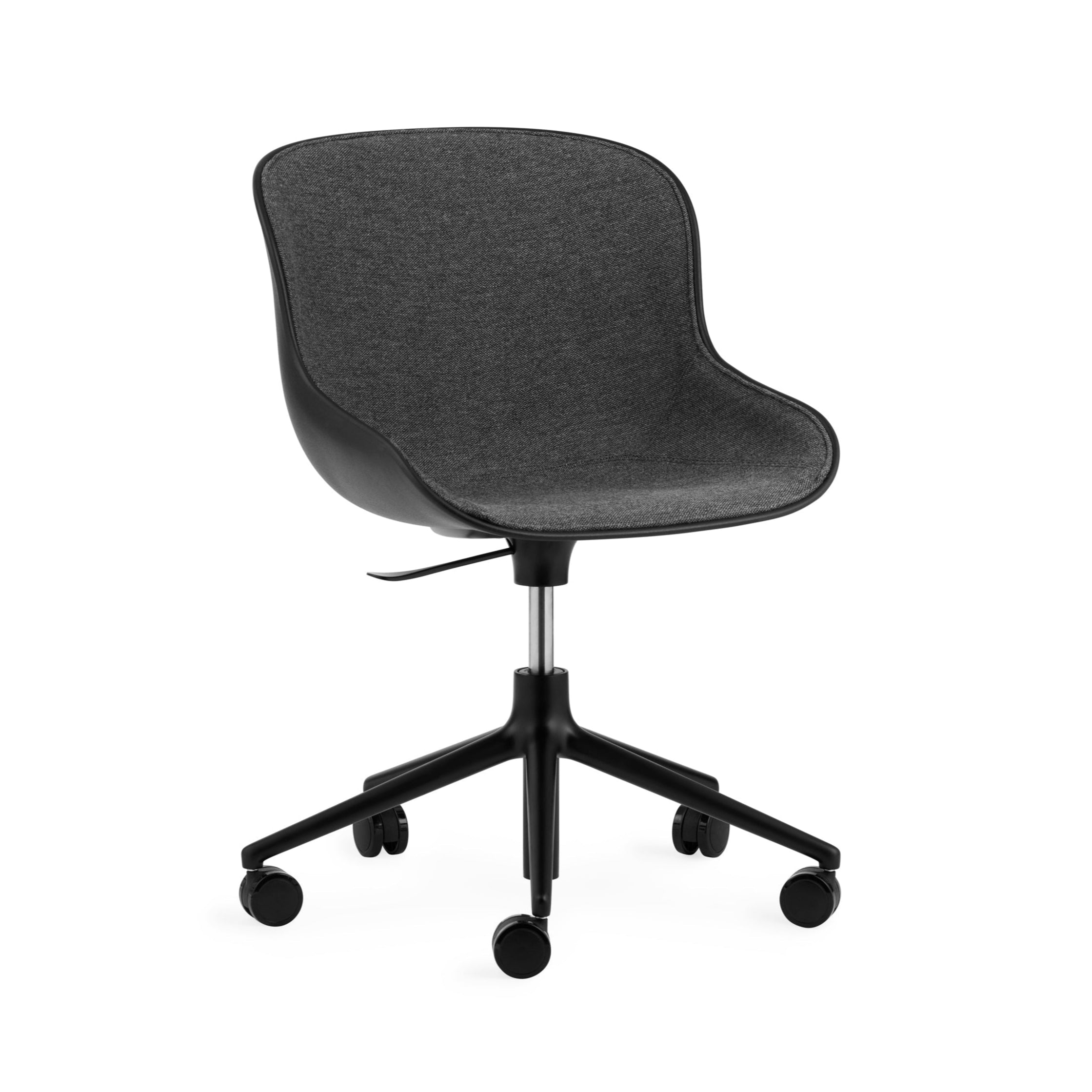 Hyg 5W gepolsterter Bürostuhl schwarz mit schwarzer Basis