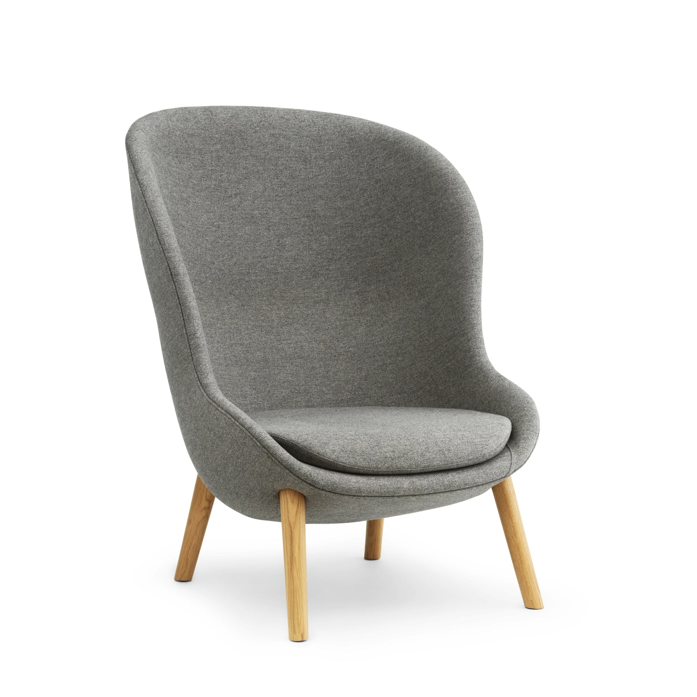 HYG HIGH armchair with an oak base