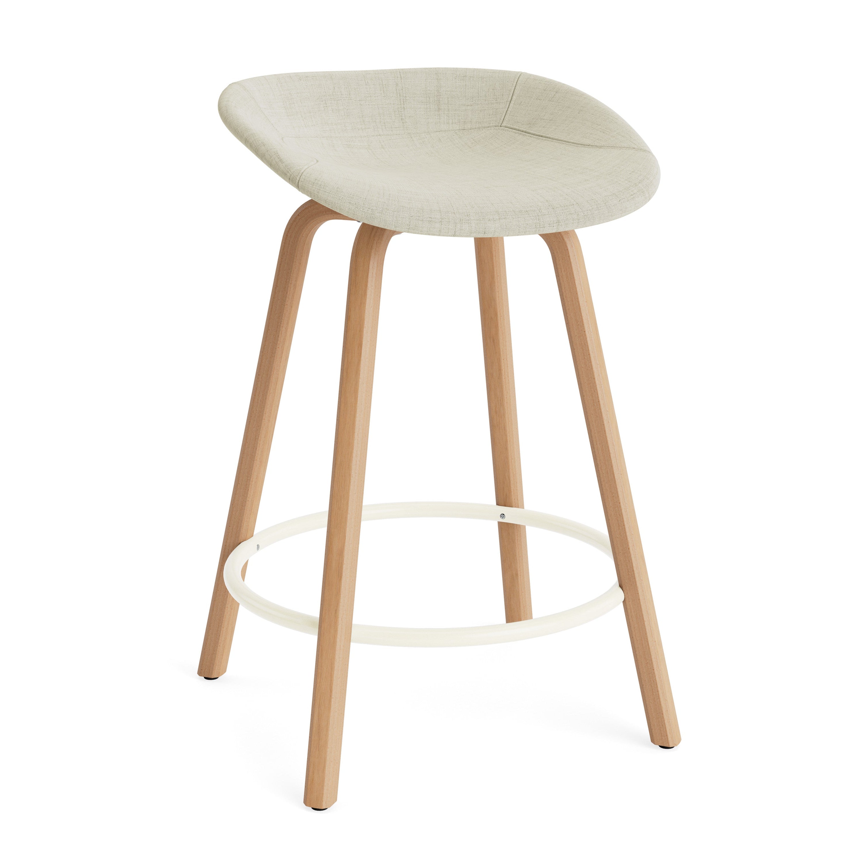 Bar chair Upholstered mats with beech base